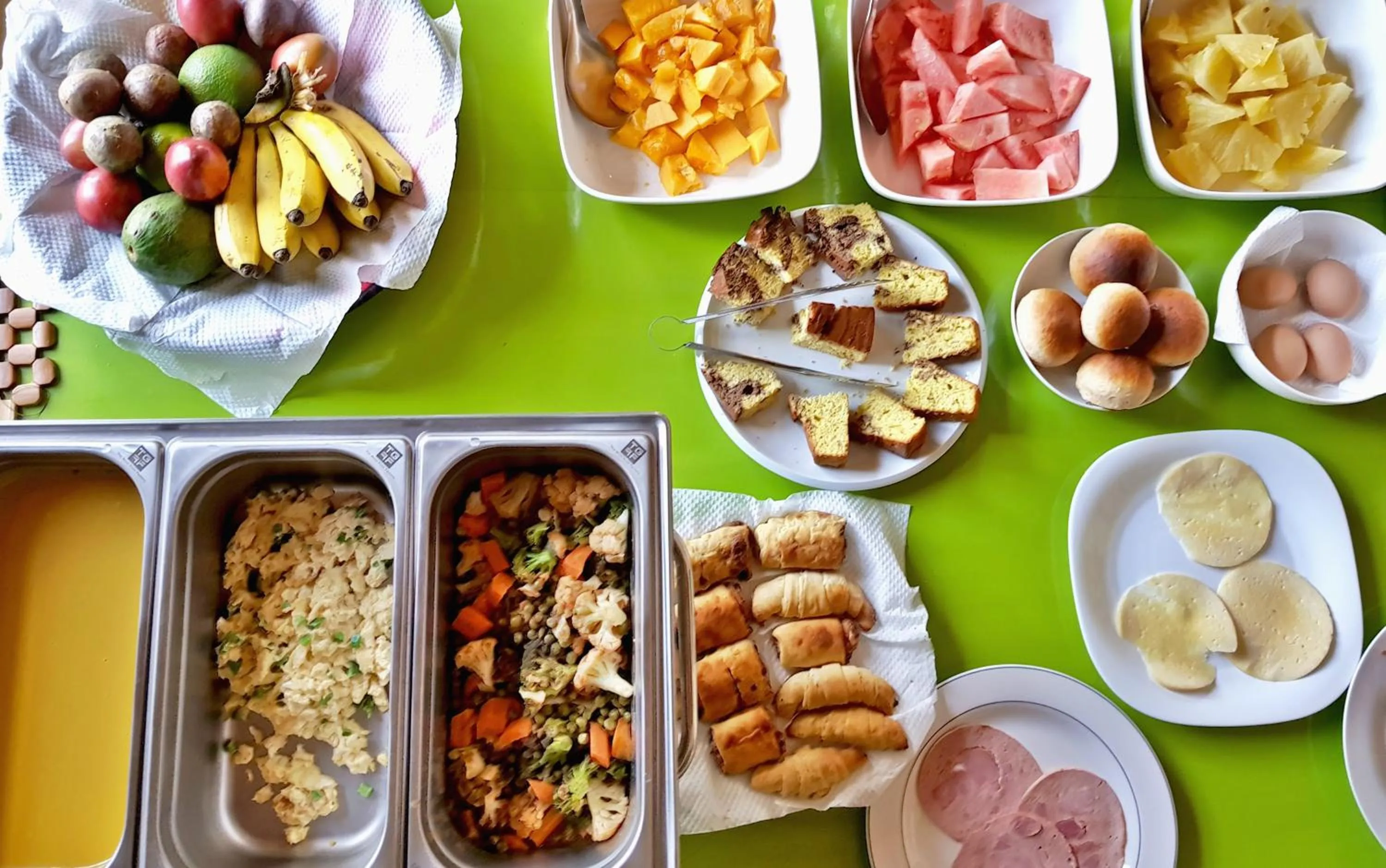 Food close-up in Yambi Guesthouse