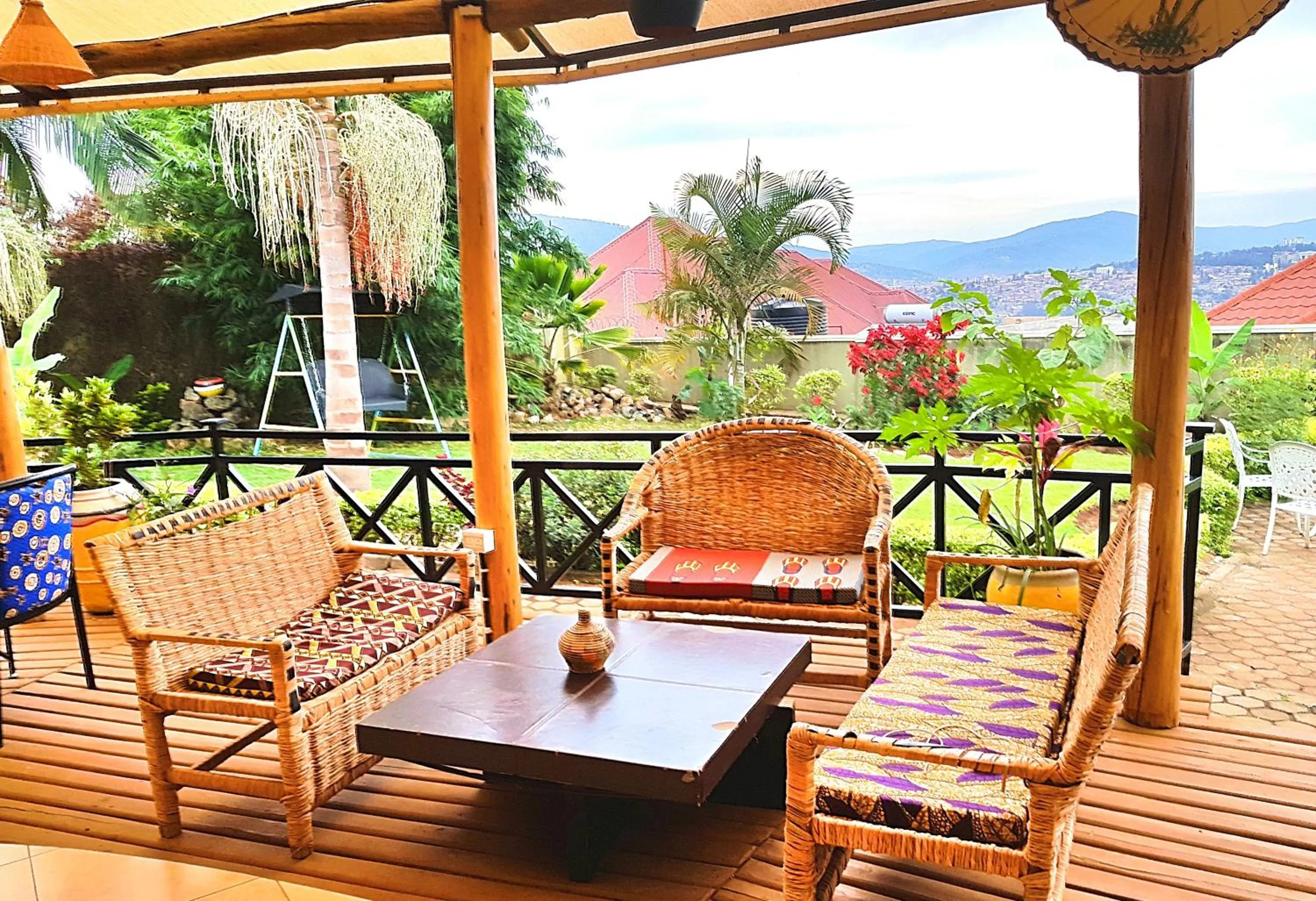Patio in Yambi Guesthouse