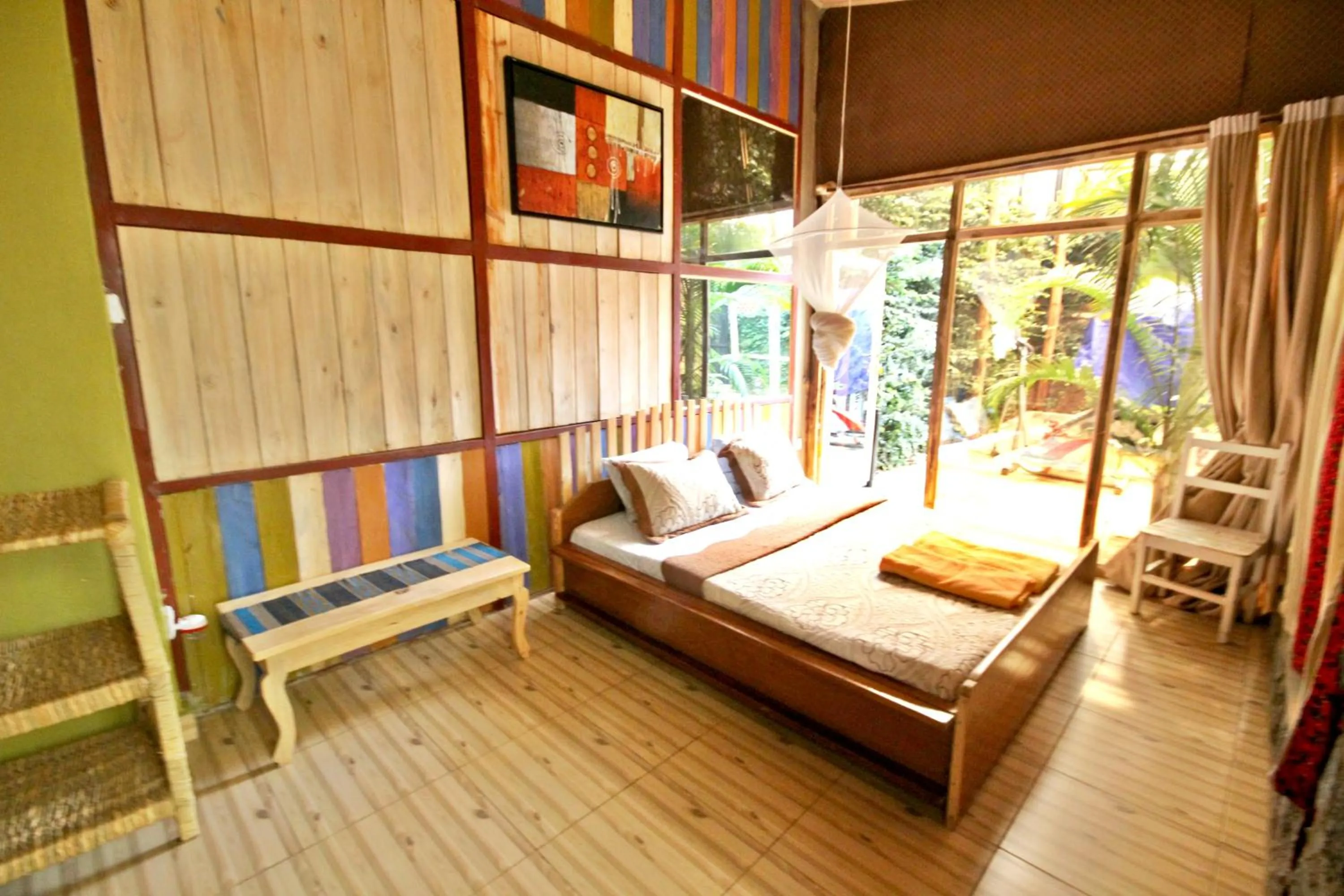 Patio, Bed in Yambi Guesthouse
