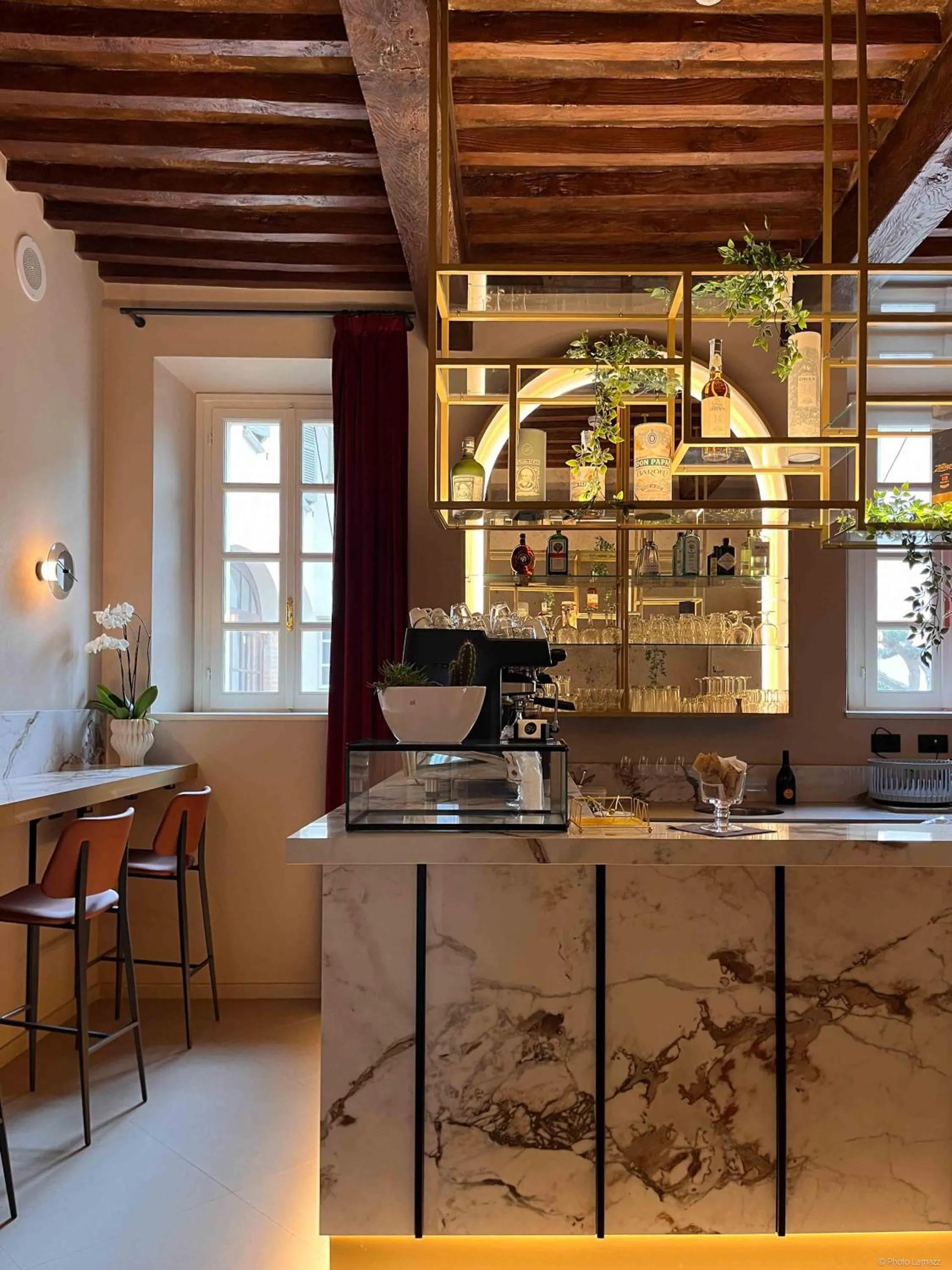 Lounge or bar in Locanda del lupo