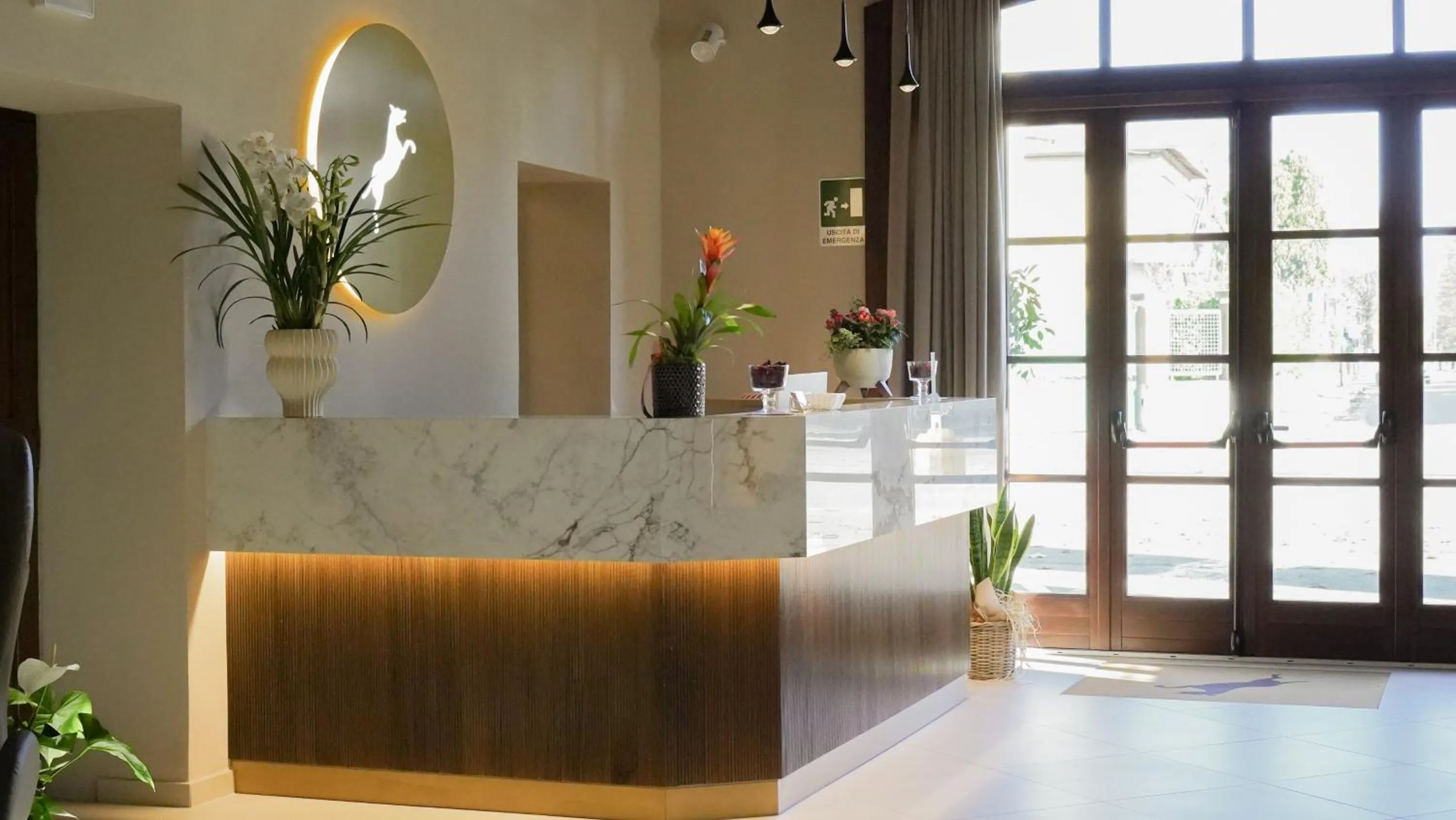 Lobby or reception in Locanda del lupo