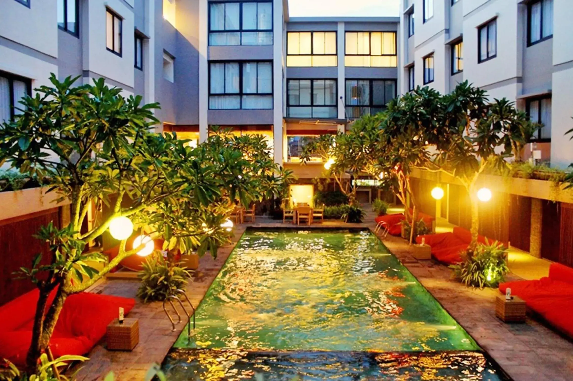 Swimming pool in Savvoya Hotel Seminyak Swimming pool in Savvoya Hotel Seminyak