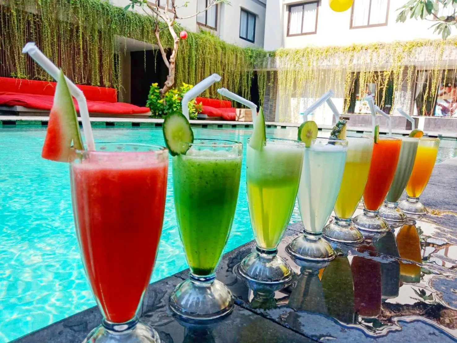 Drinks in Savvoya Hotel Seminyak