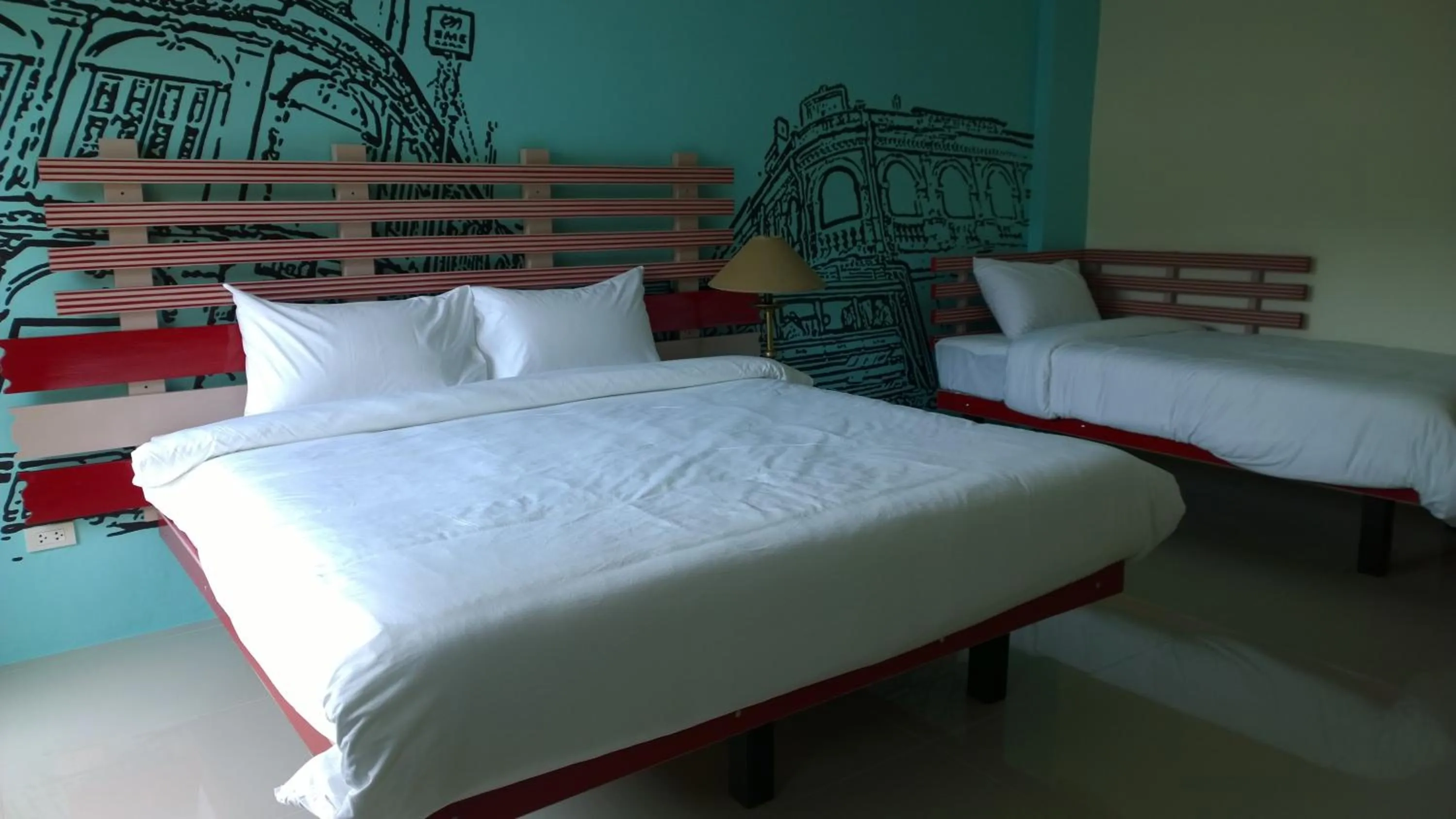 Photo of the whole room, Bed in The Pho Thong Phuket