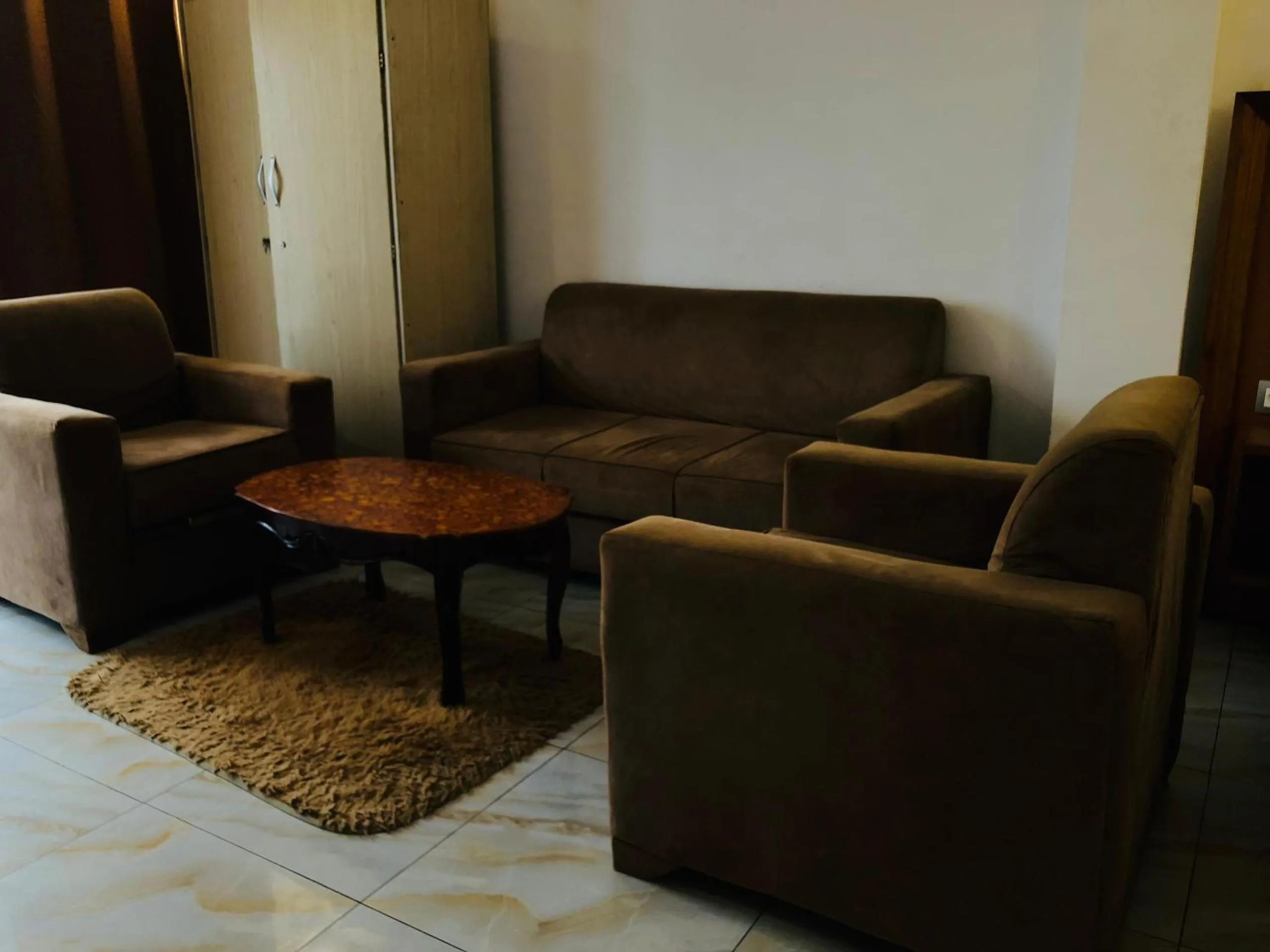 Seating area in residence hoteliere samba
