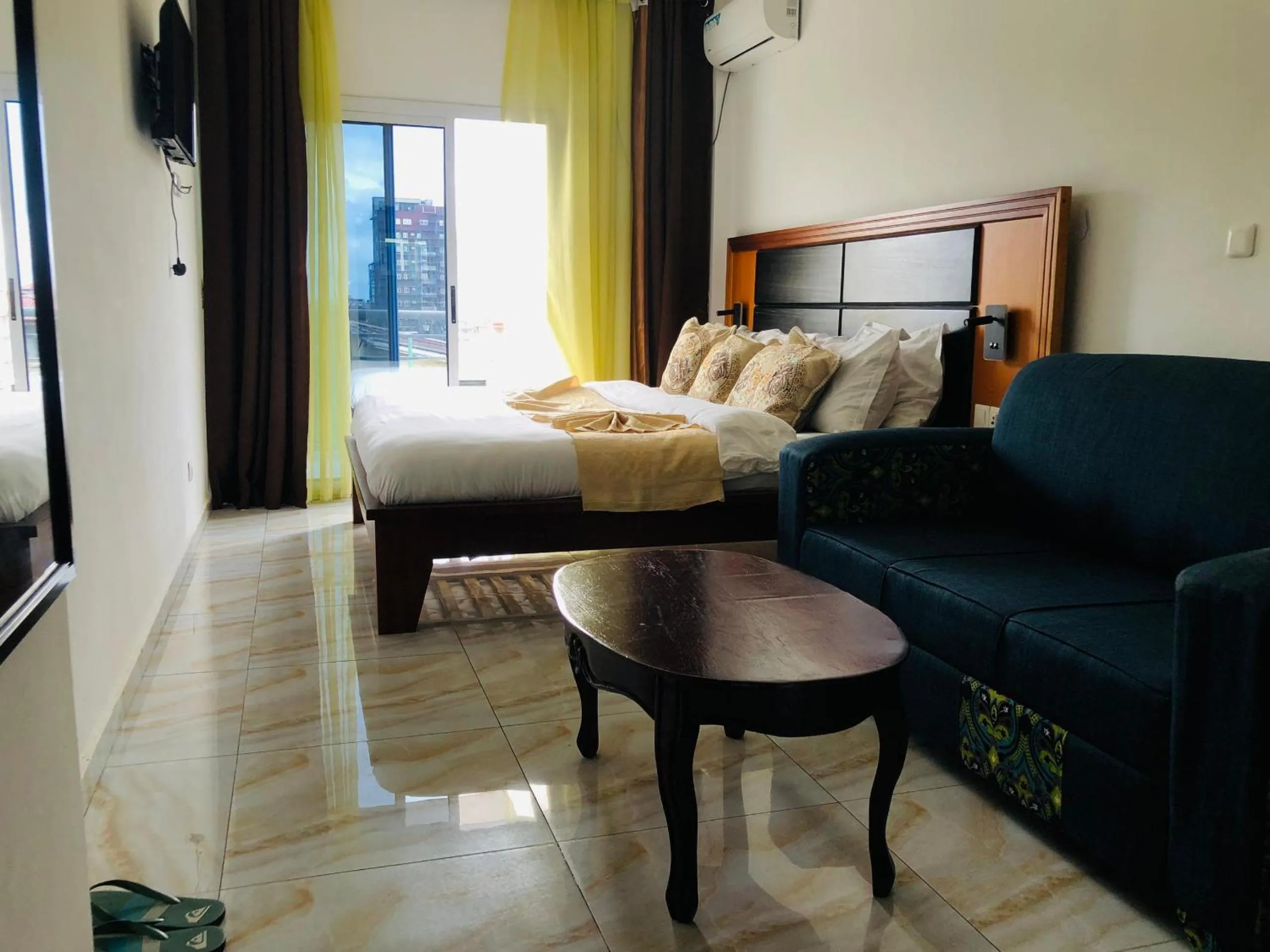 Bedroom in residence hoteliere samba
