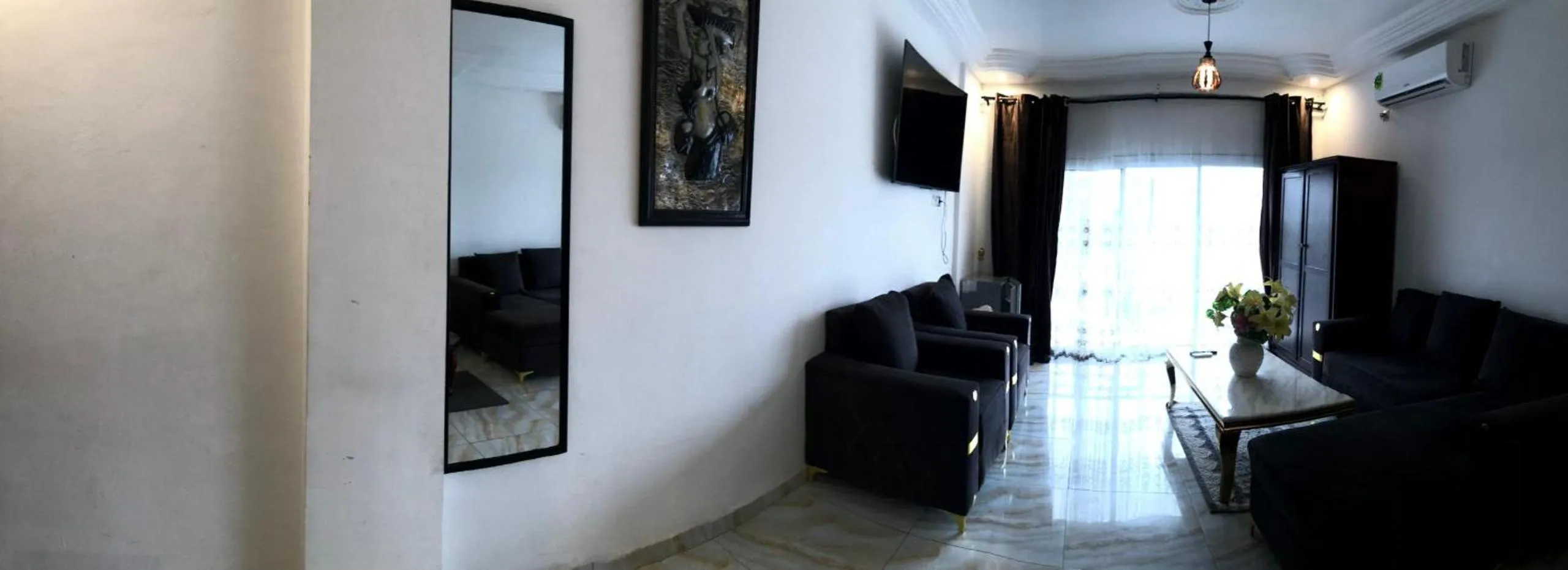 Seating area in residence hoteliere samba
