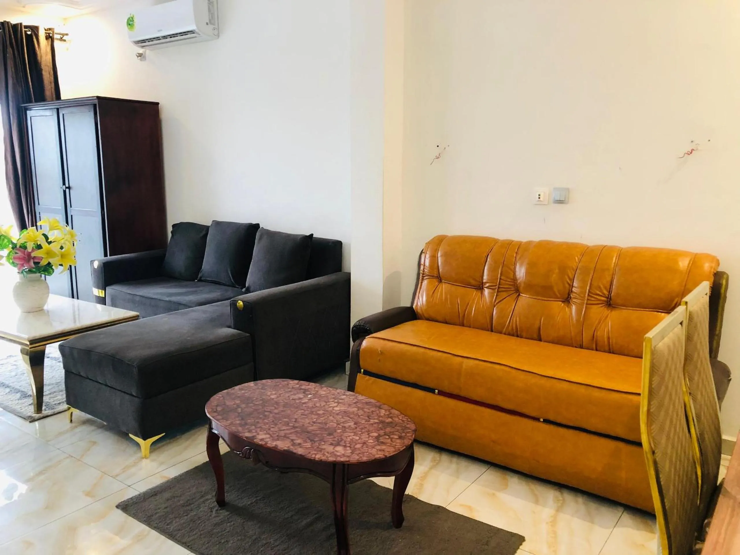 Seating area in residence hoteliere samba