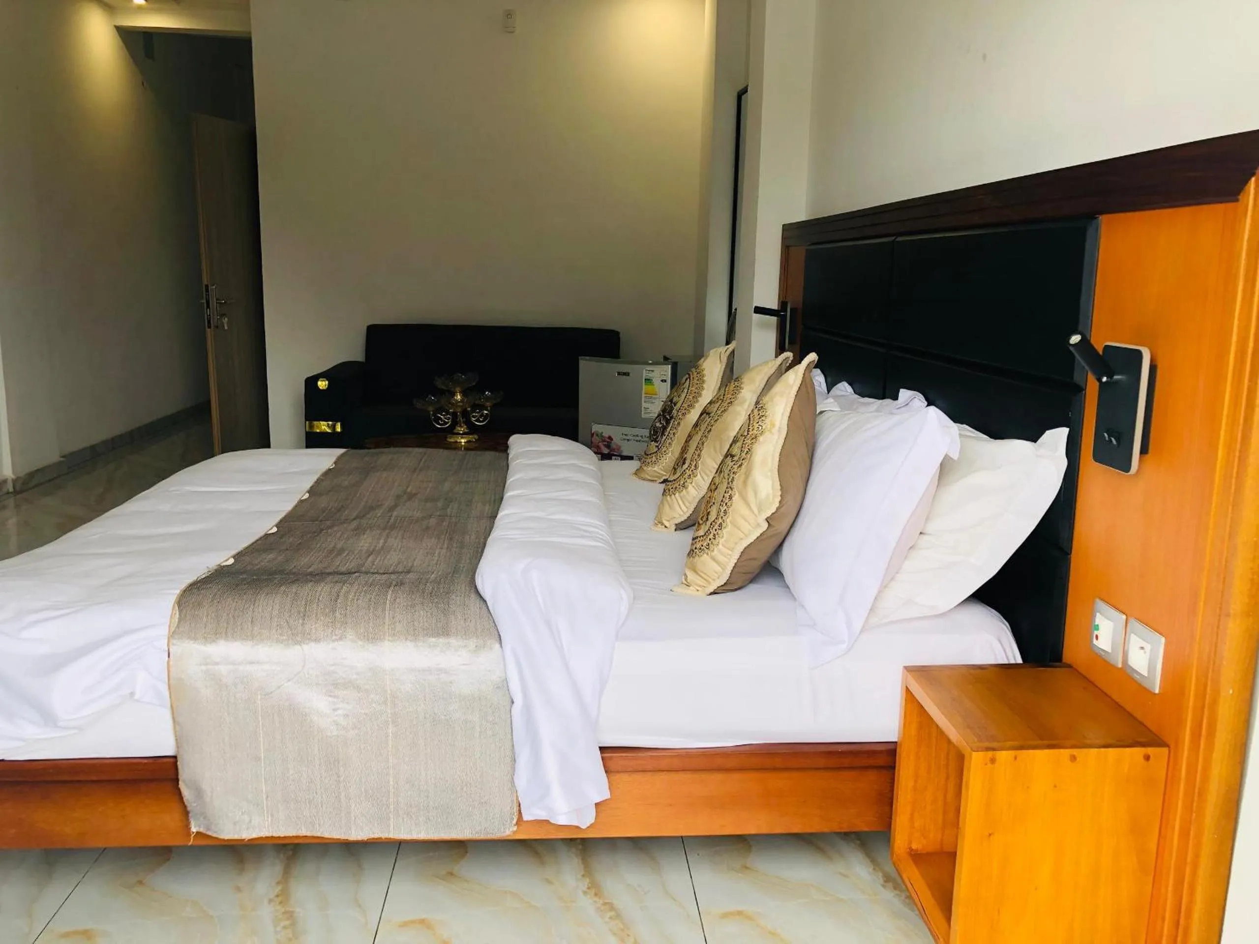 Bedroom, Bed in residence hoteliere samba