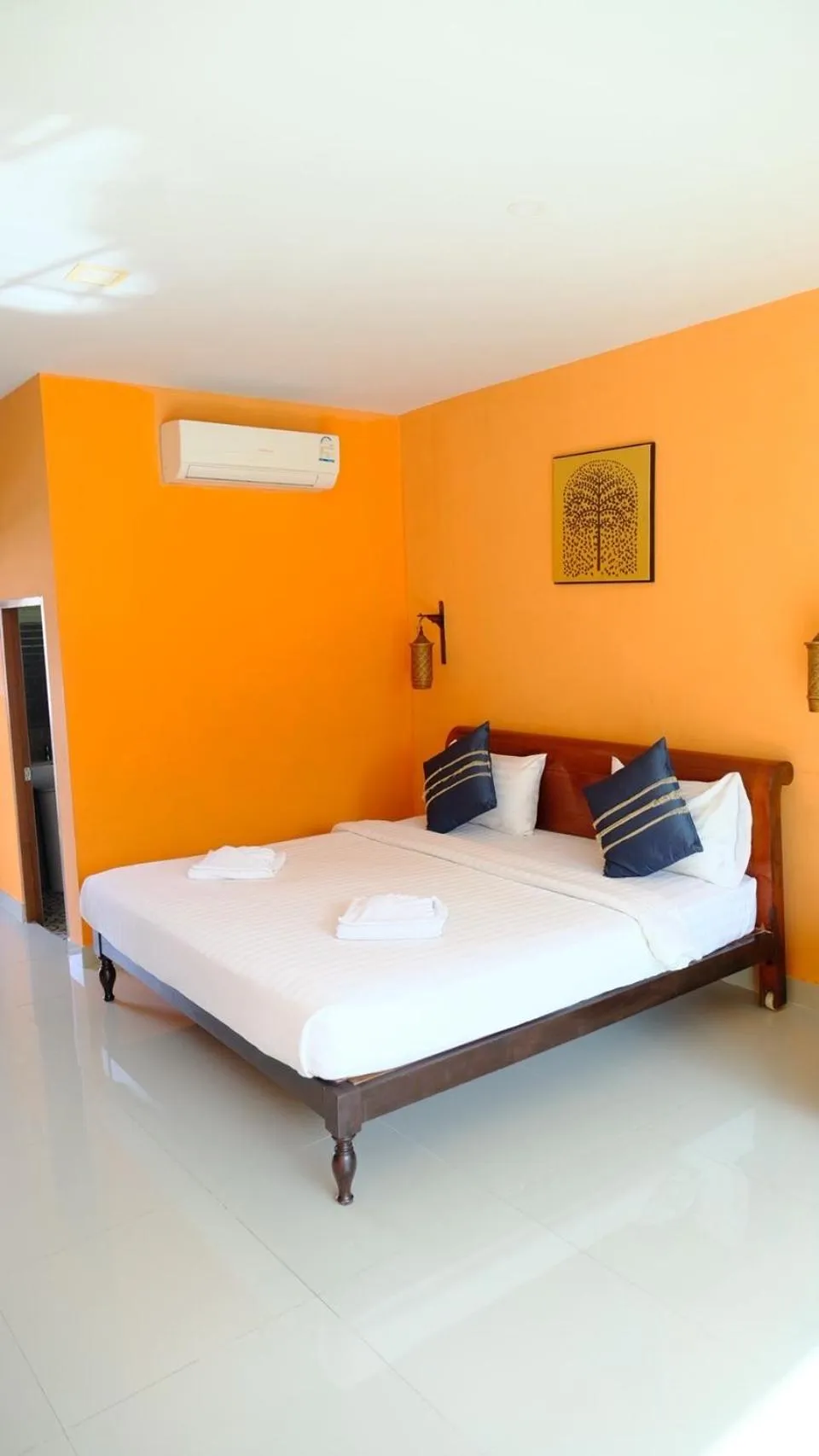 Bed in Bora Bora Villa Phuket