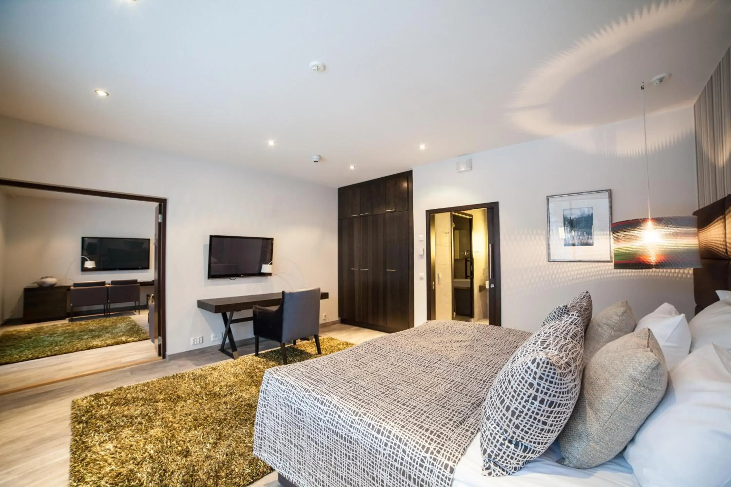 Photo of the whole room, Bed in Hotelli Suomutunturi Photo of the whole room, Bed in Hotelli Suomutunturi