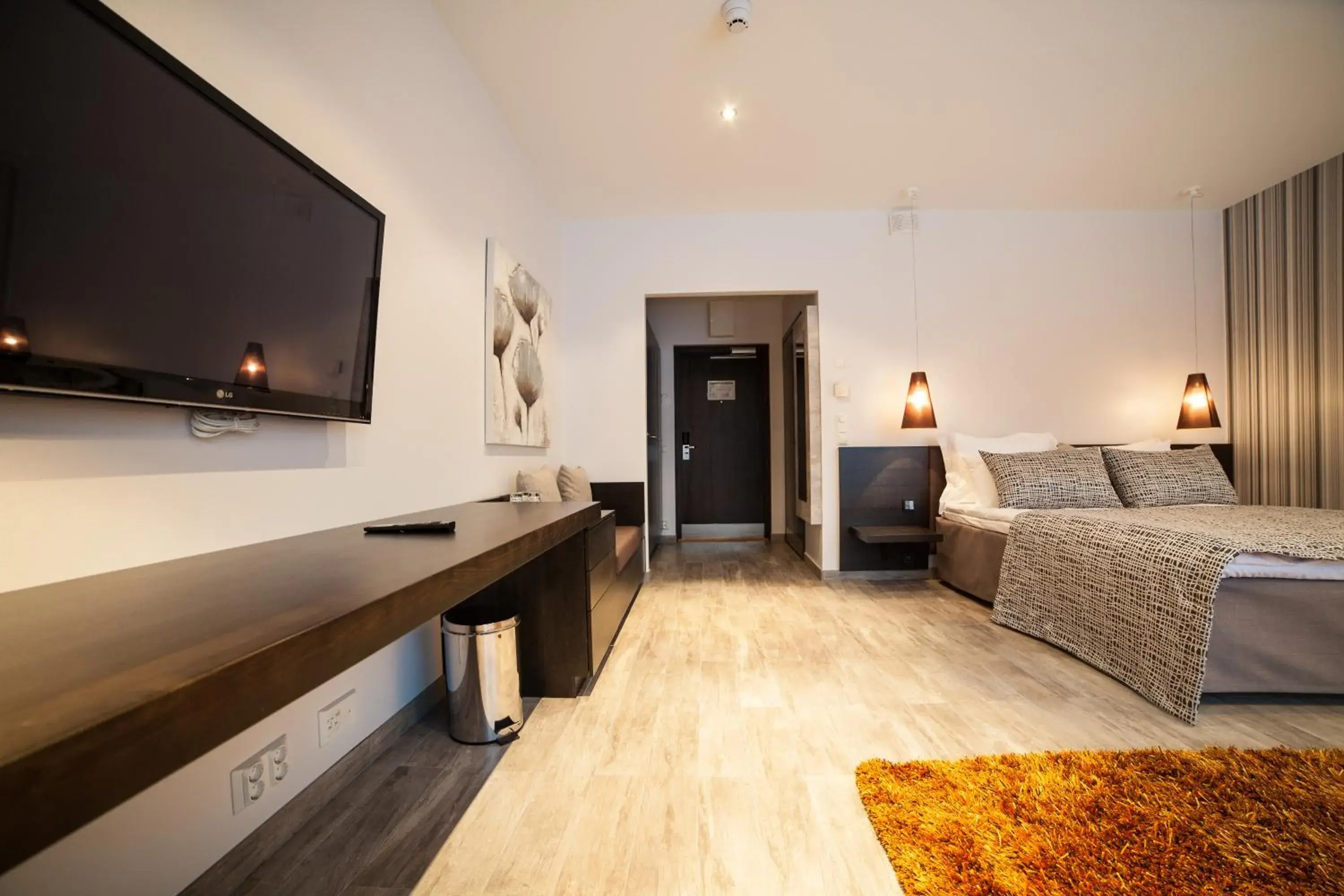 Photo of the whole room, Bed in Hotelli Suomutunturi Photo of the whole room, Bed in Hotelli Suomutunturi