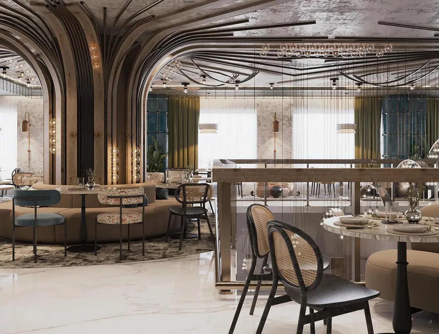 Restaurant/places to eat in Diyar Ajwa, Tapestry Collection By Hilton Restaurant/places to eat in Diyar Ajwa, Tapestry Collection By Hilton