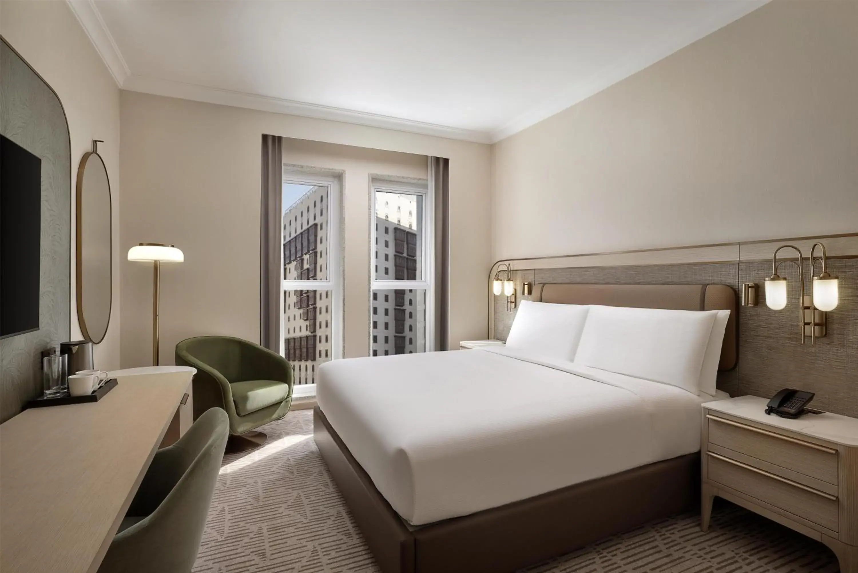 King Room - Mobility Access in Diyar Ajwa, Tapestry Collection By Hilton King Room - Mobility Access in Diyar Ajwa, Tapestry Collection By Hilton