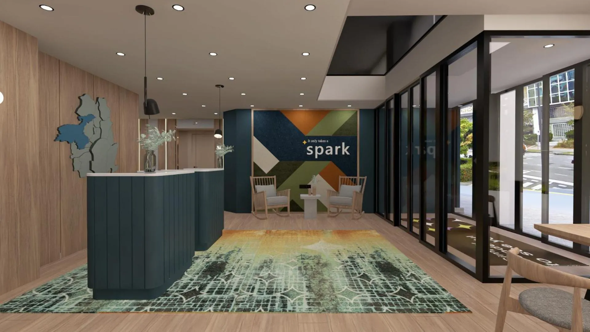 Lobby or reception in Spark By Hilton Van City Centre