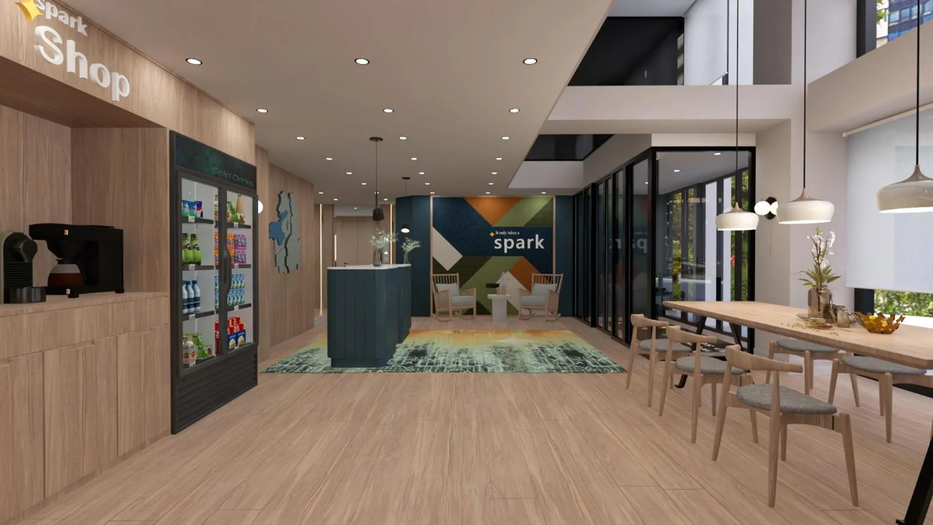 Lobby or reception in Spark By Hilton Van City Centre
