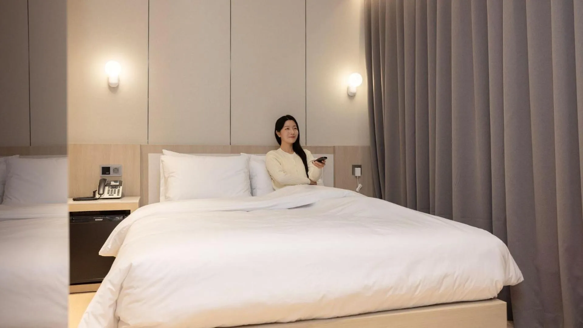 Bedroom, Bed in Hound Hotel Pohang Yeongildae