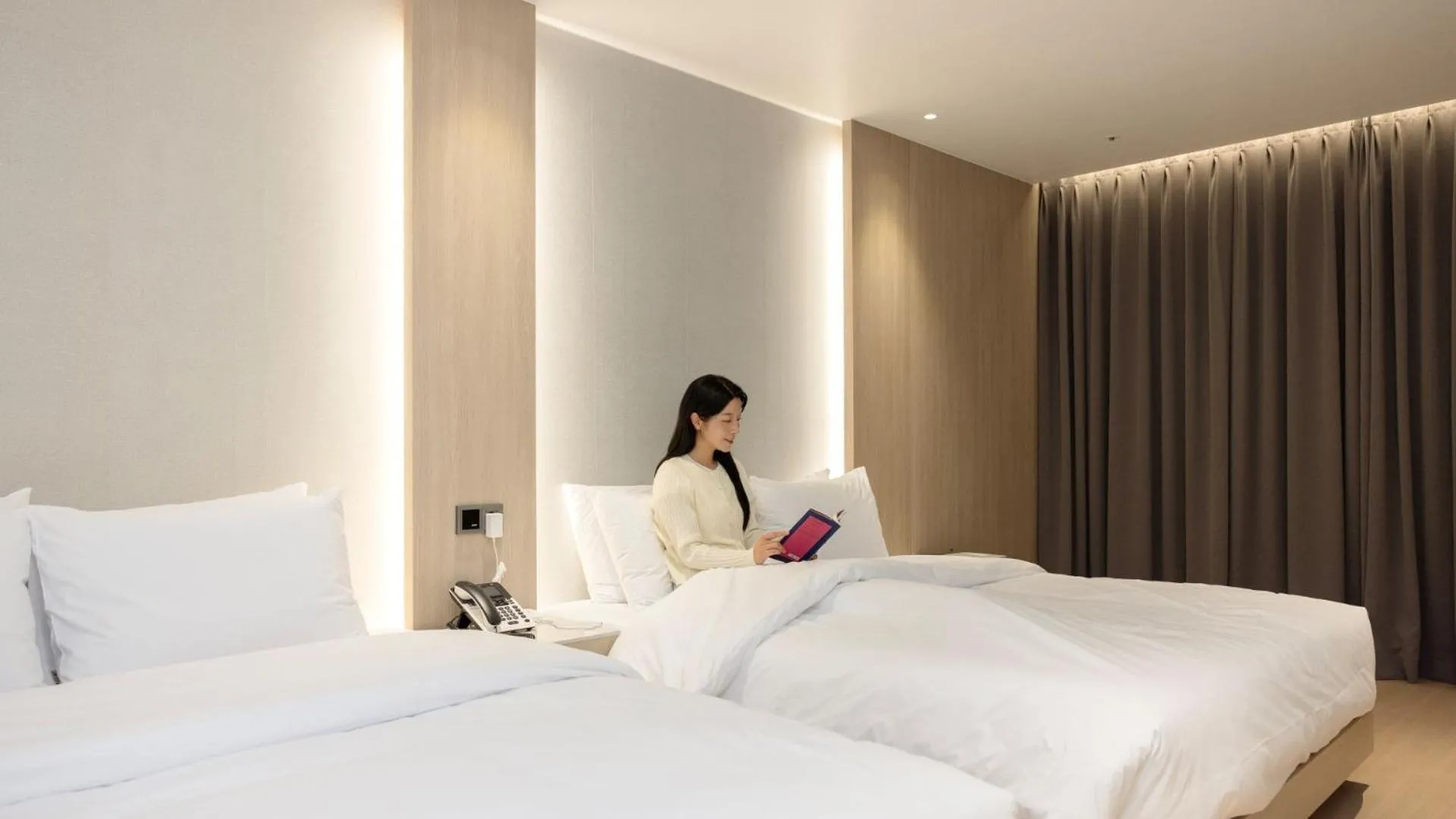 Bed in Hound Hotel Pohang Yeongildae