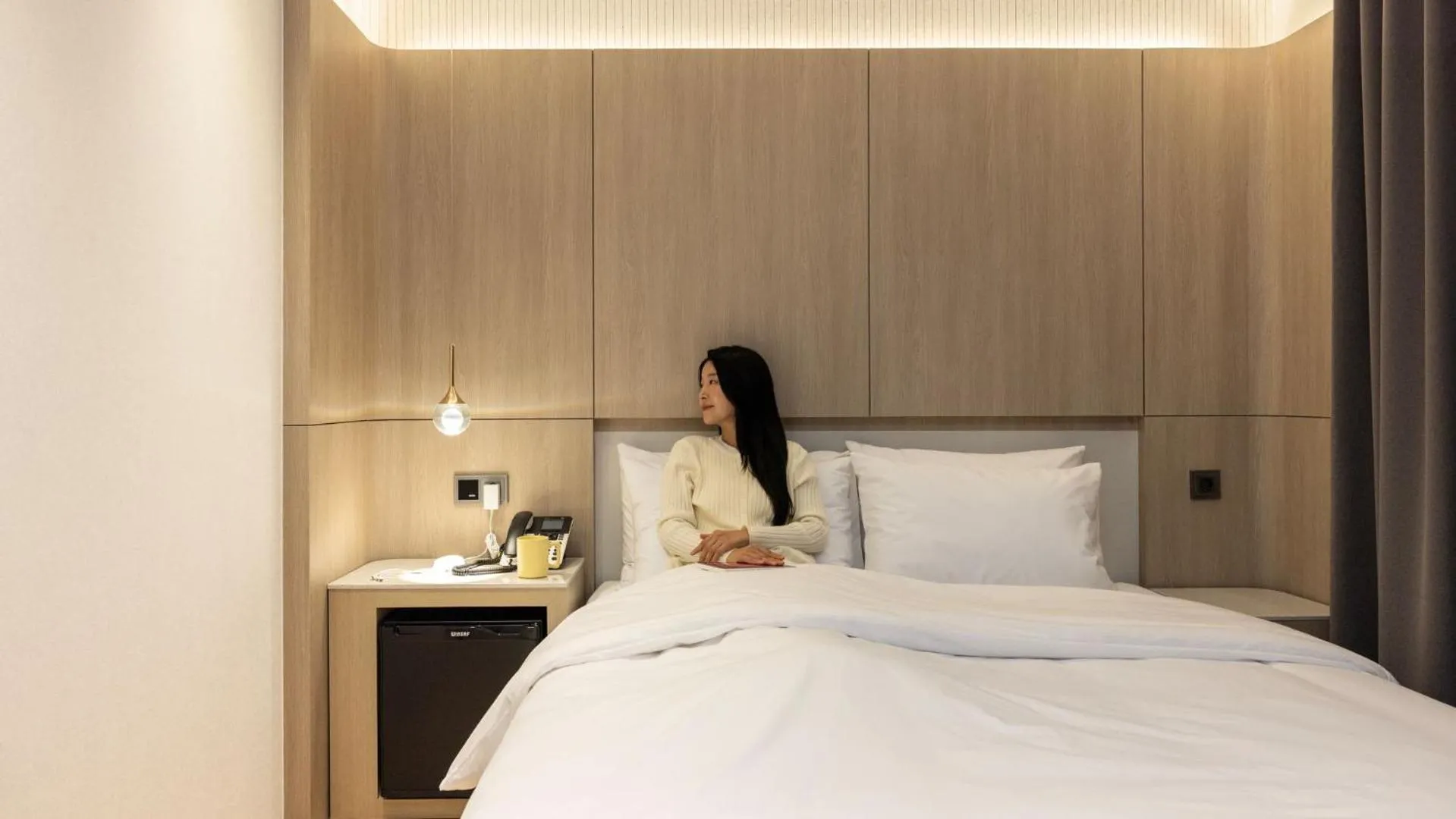 Bed in Hound Hotel Pohang Yeongildae