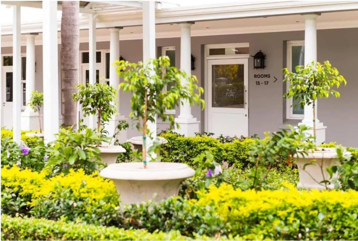 Garden view in Luxe Avondale Boutique Hotel