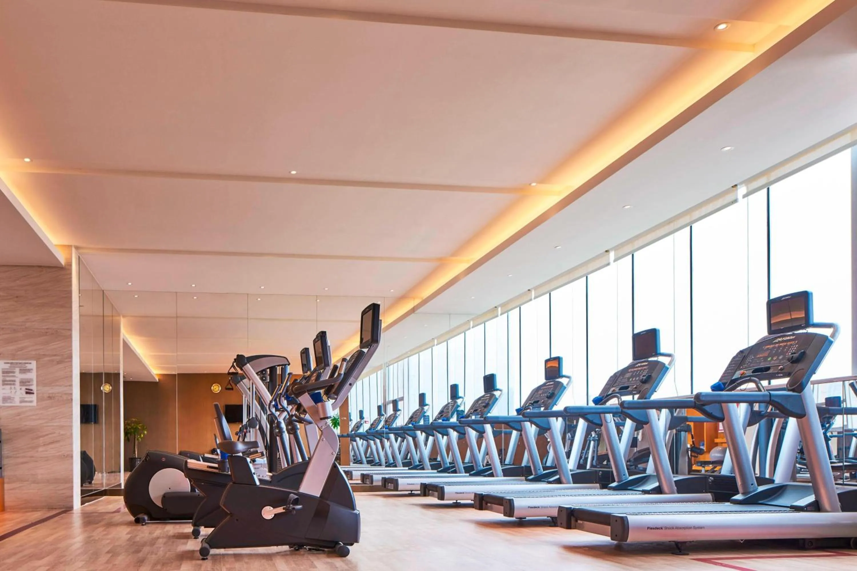 Fitness centre/facilities in Sheraton Chuzhou Hotel
