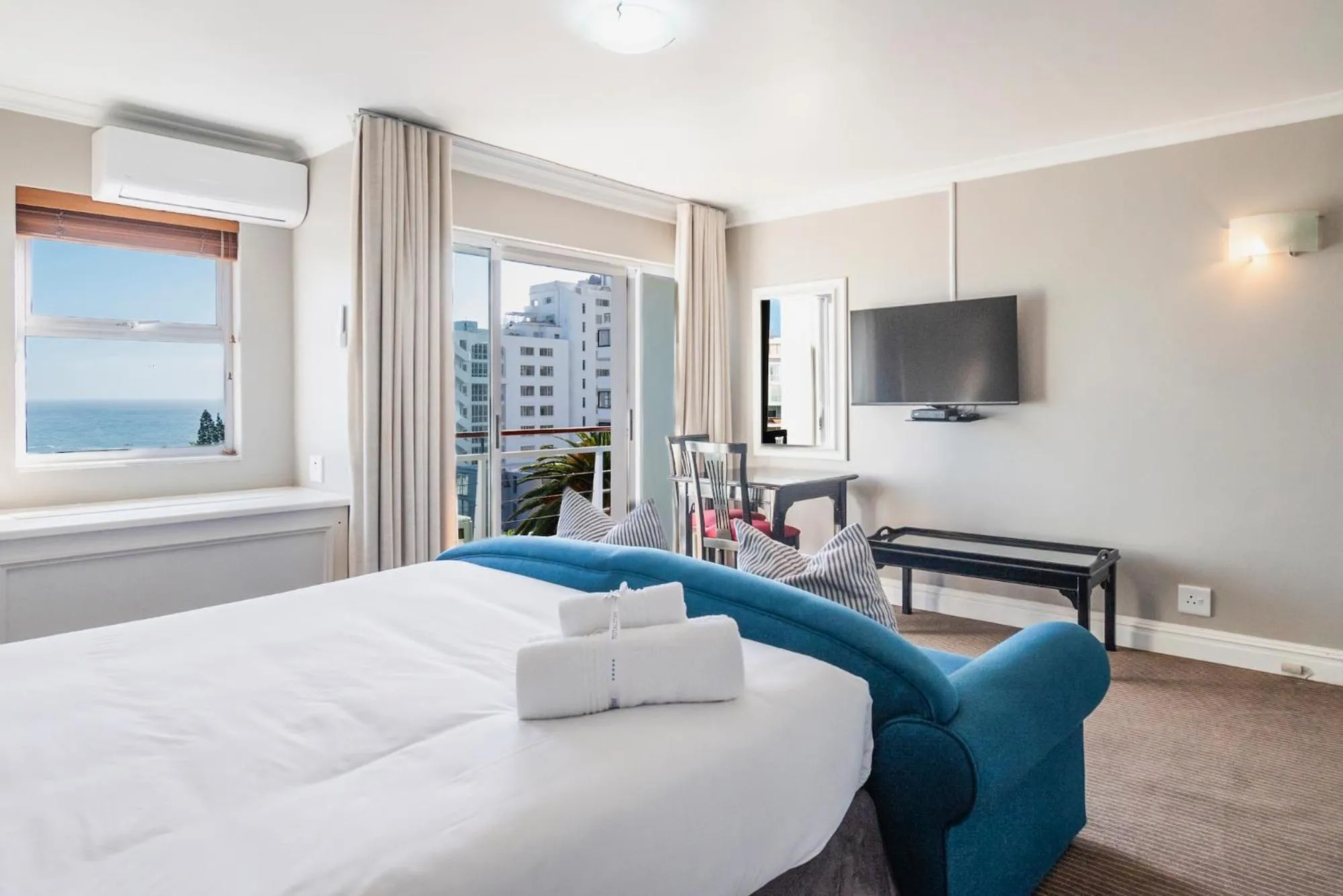 Seating area, Bed in The Bantry Aparthotel by Totalstay