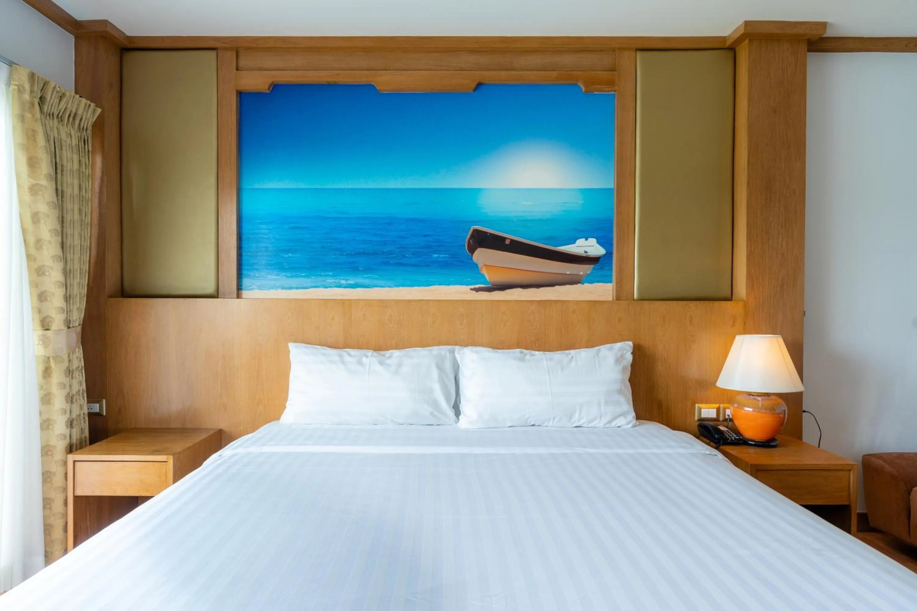 Bed in Chabana Resort Bang-tao Beach Phuket- SHA Extra Plus