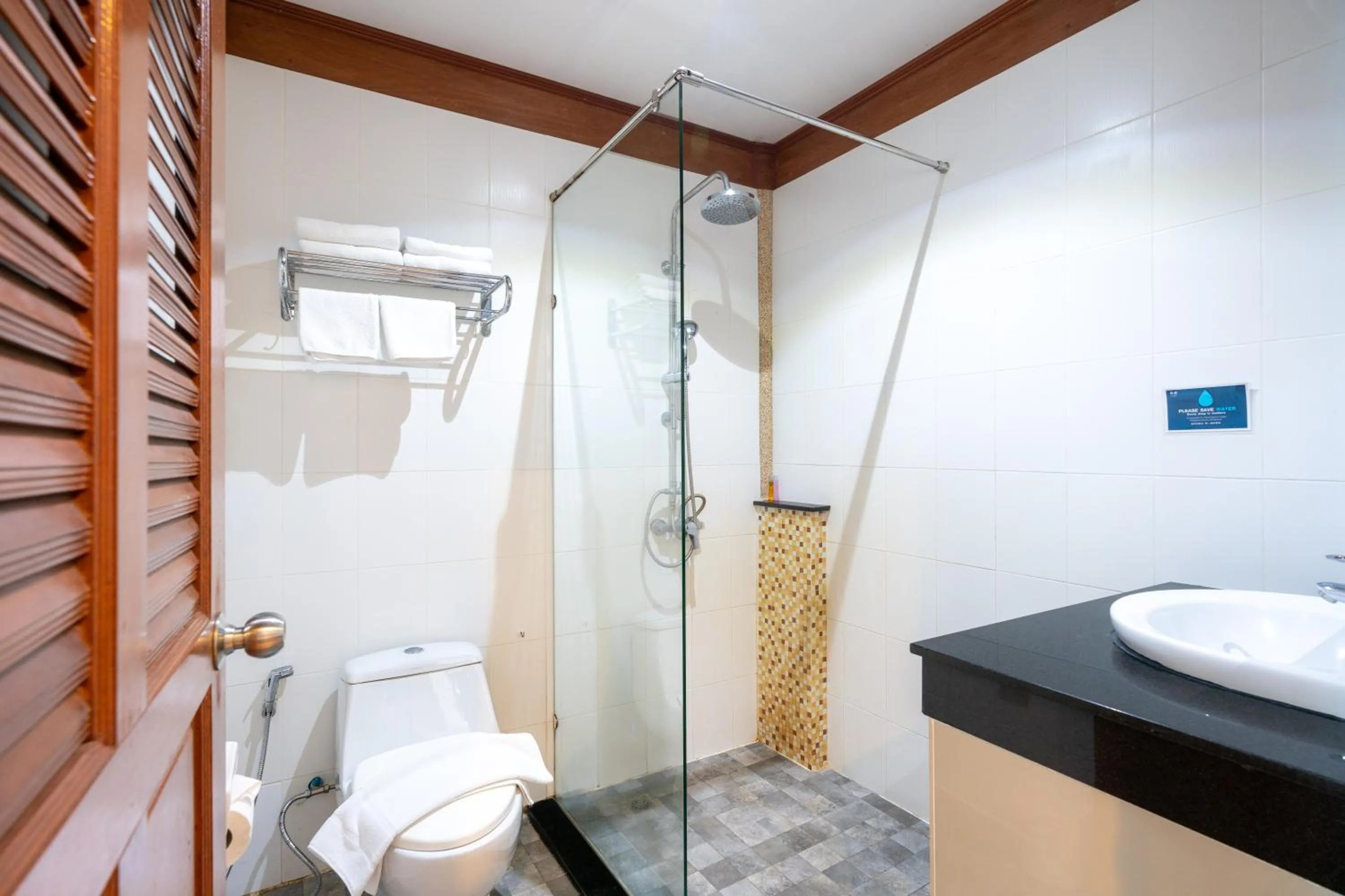 Shower in Chabana Resort Bang-tao Beach Phuket- SHA Extra Plus