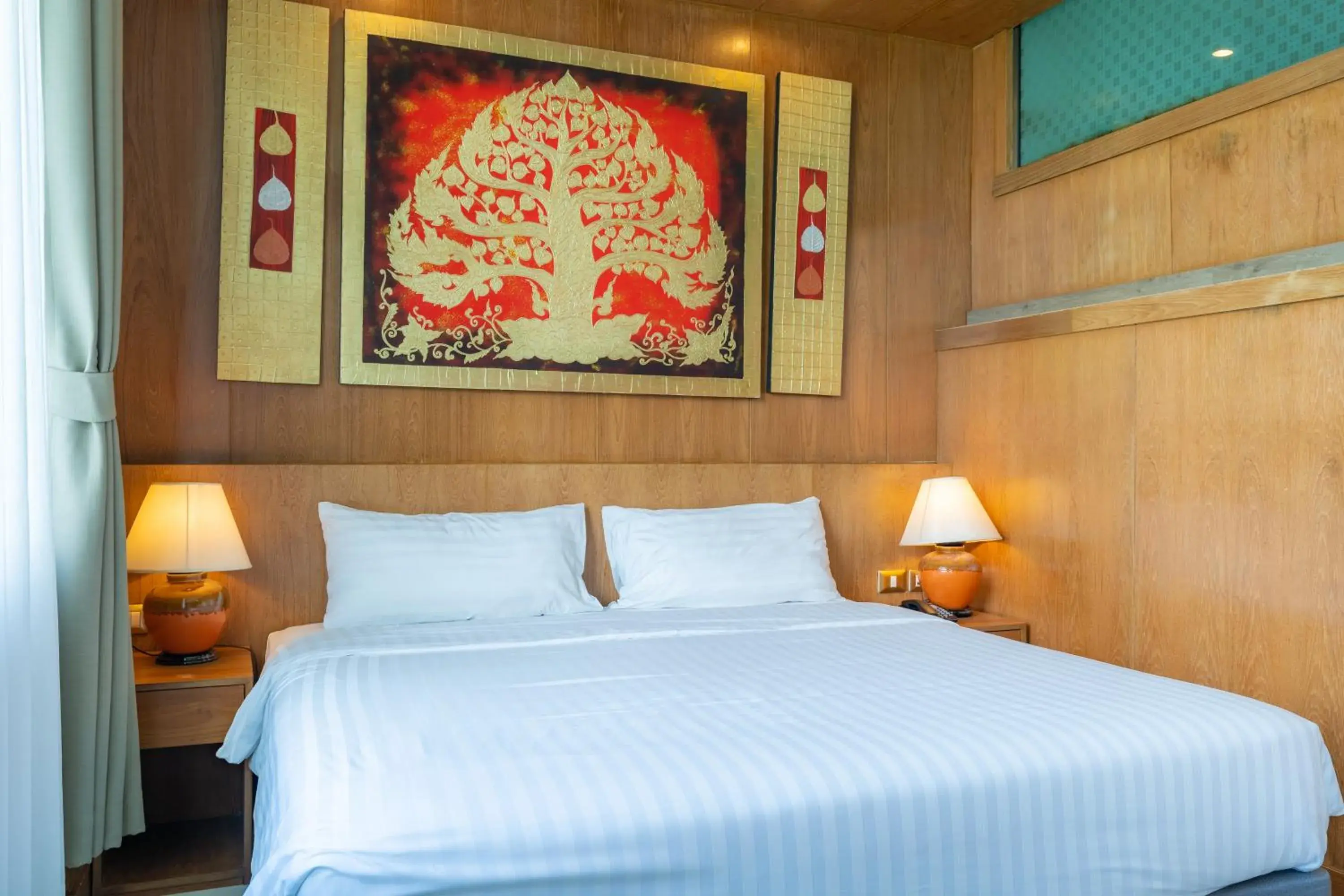 Bed in Chabana Resort Bang-tao Beach Phuket- SHA Extra Plus Bed in Chabana Resort Bang-tao Beach Phuket- SHA Extra Plus