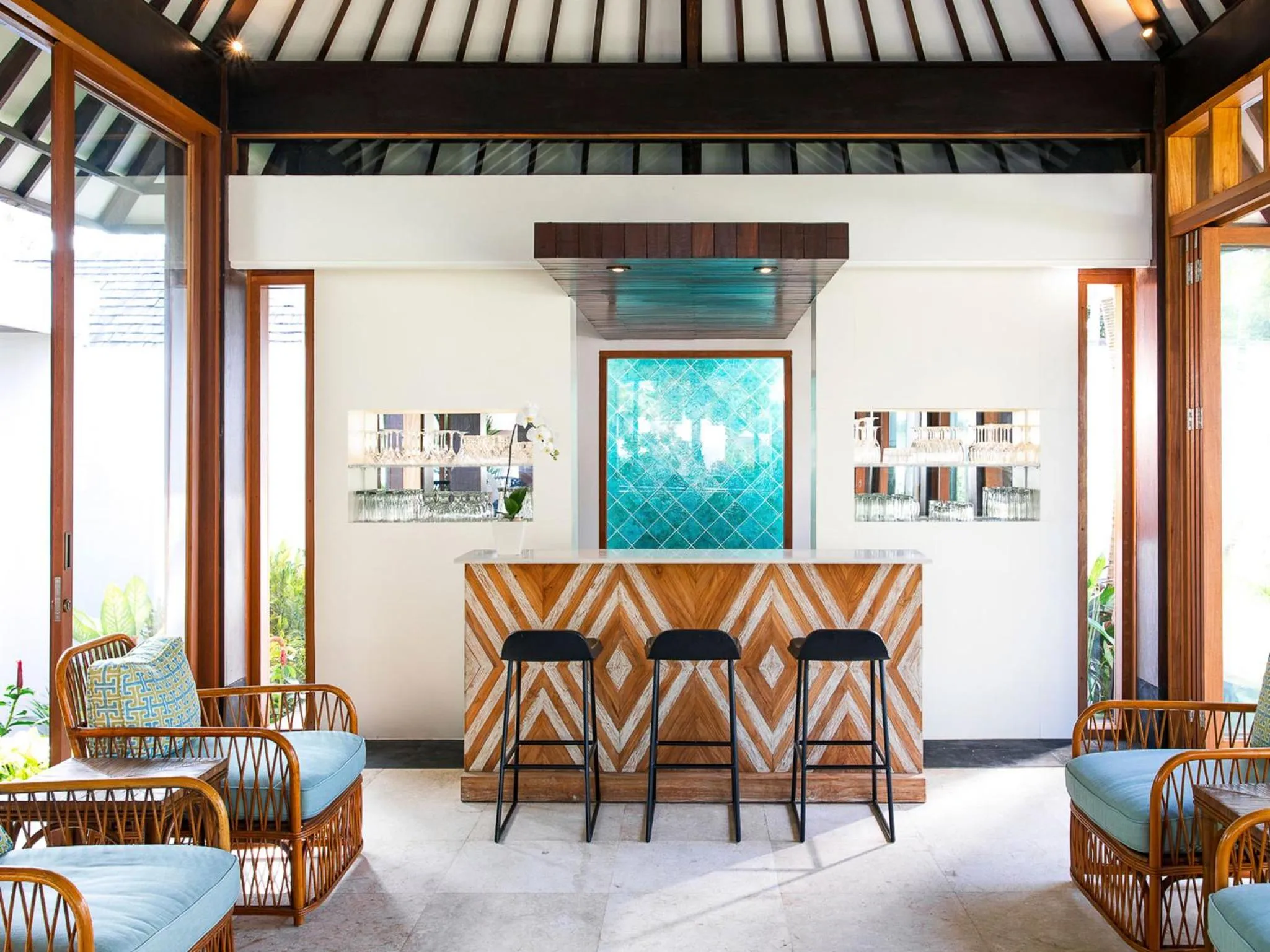 Seating area in Villa Simona Oasis