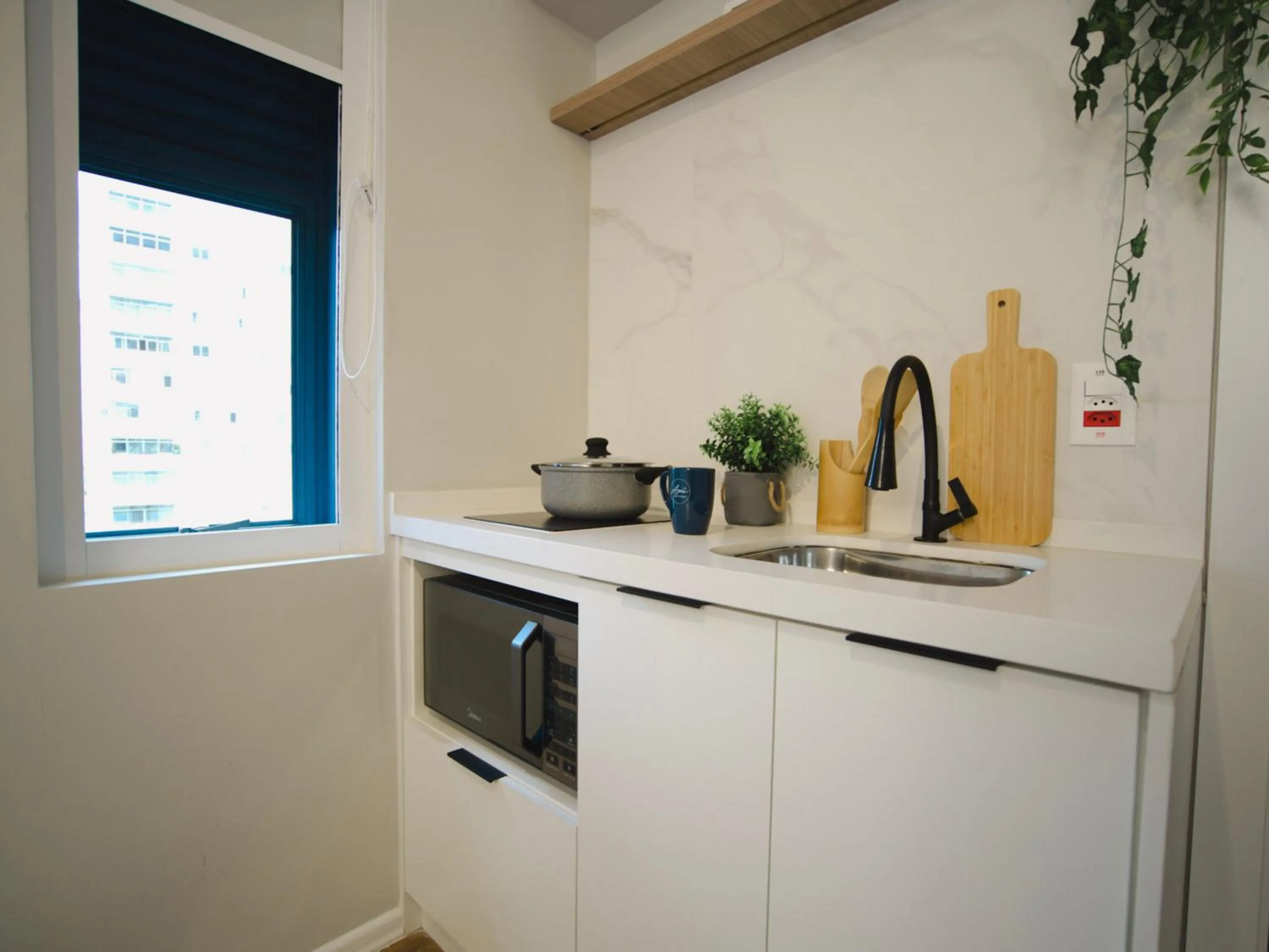 Kitchen or kitchenette in Apê Itaim Bibi - Soft Opening