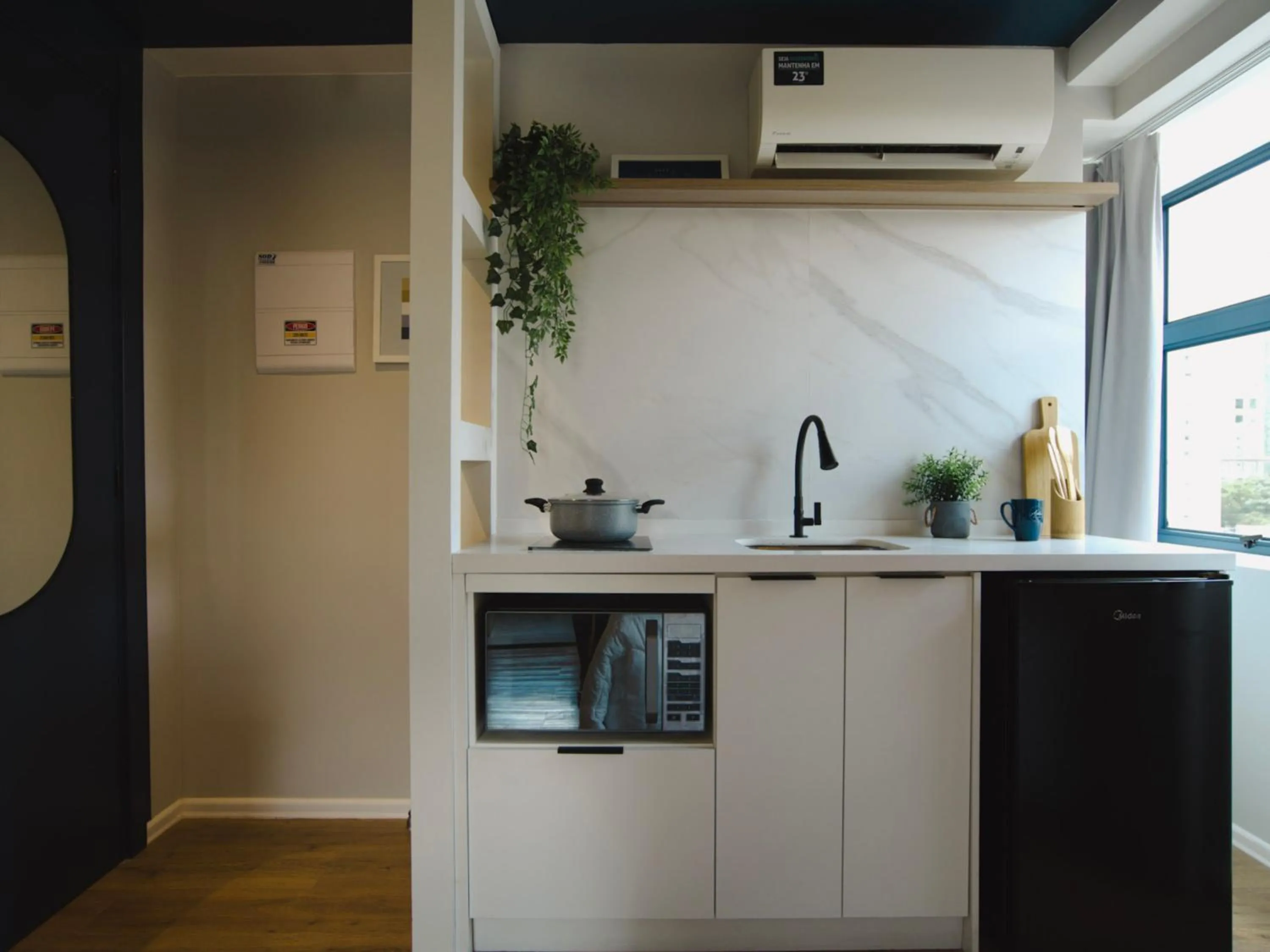 Kitchen or kitchenette in Apê Itaim Bibi - Soft Opening