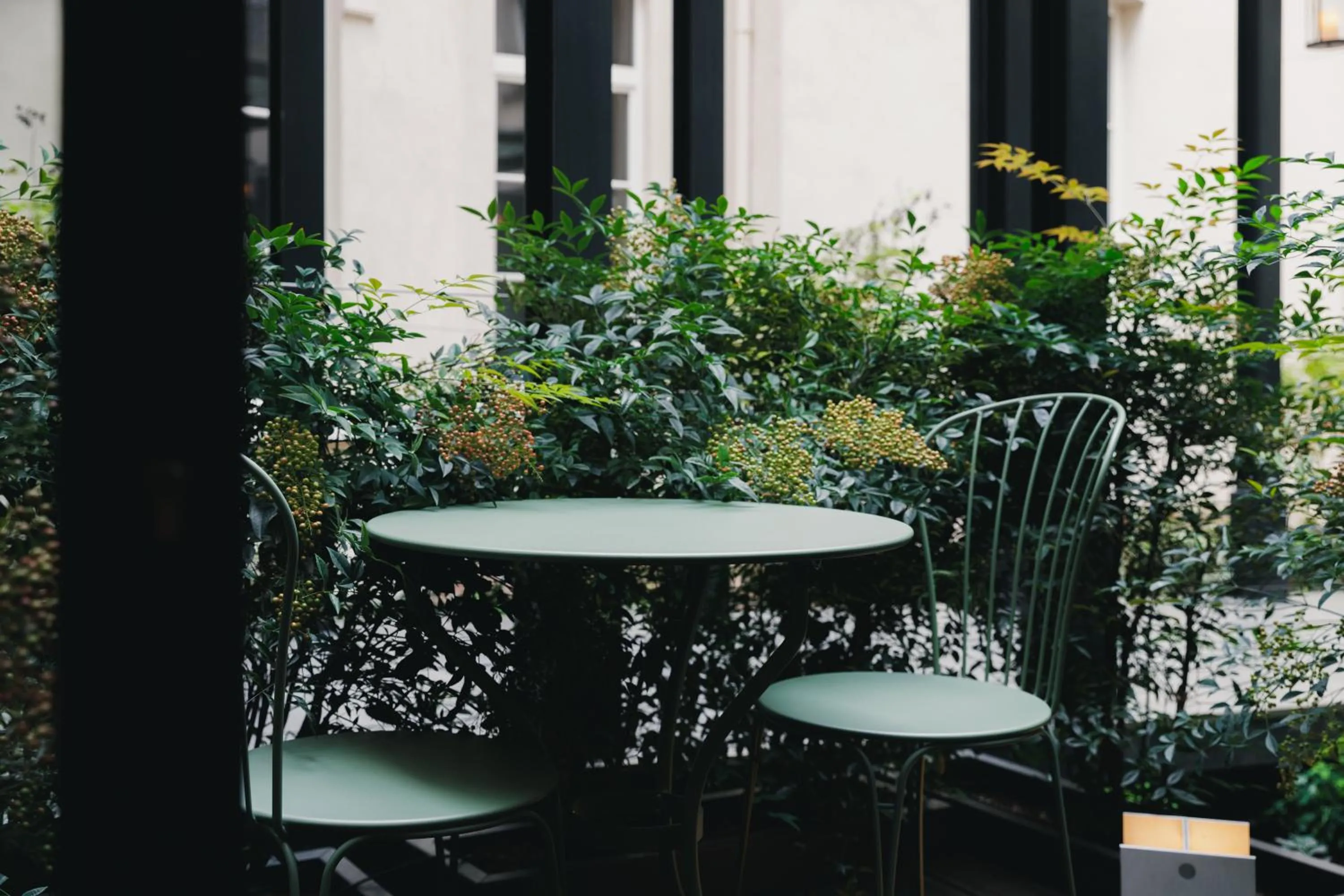 Patio in Hôtel Opéra Liège