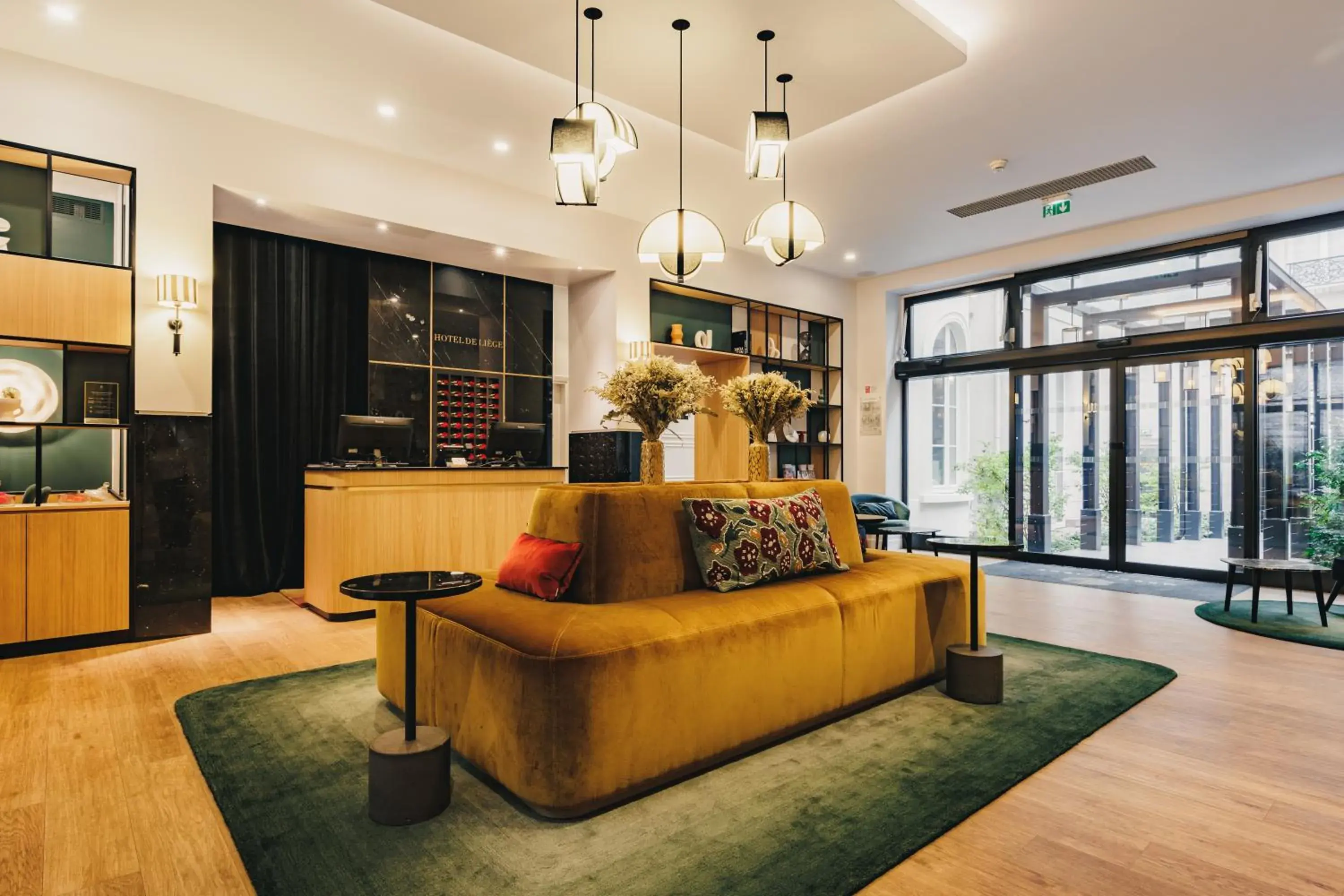 Lobby or reception in Hôtel Opéra Liège Lobby or reception in Hôtel Opéra Liège