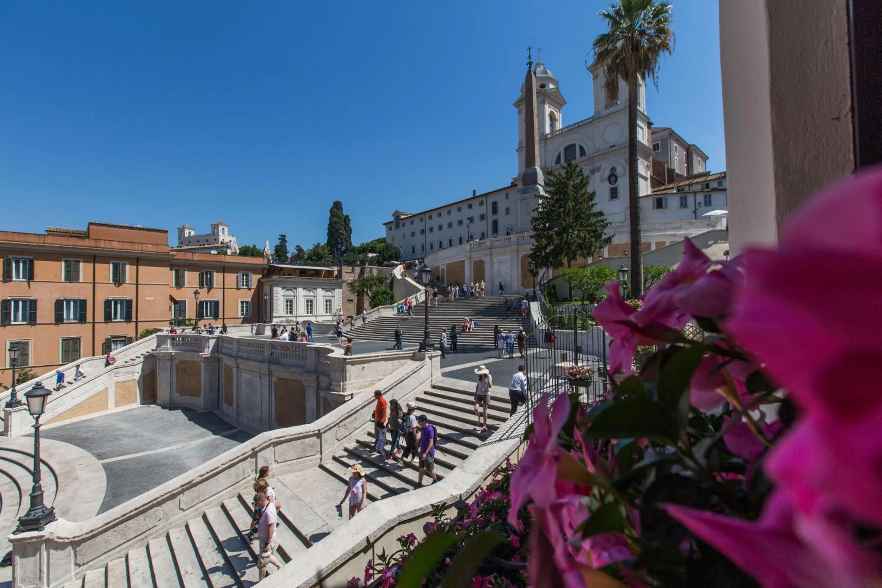 Landmark view in Royal Suite Trinità Dei Monti