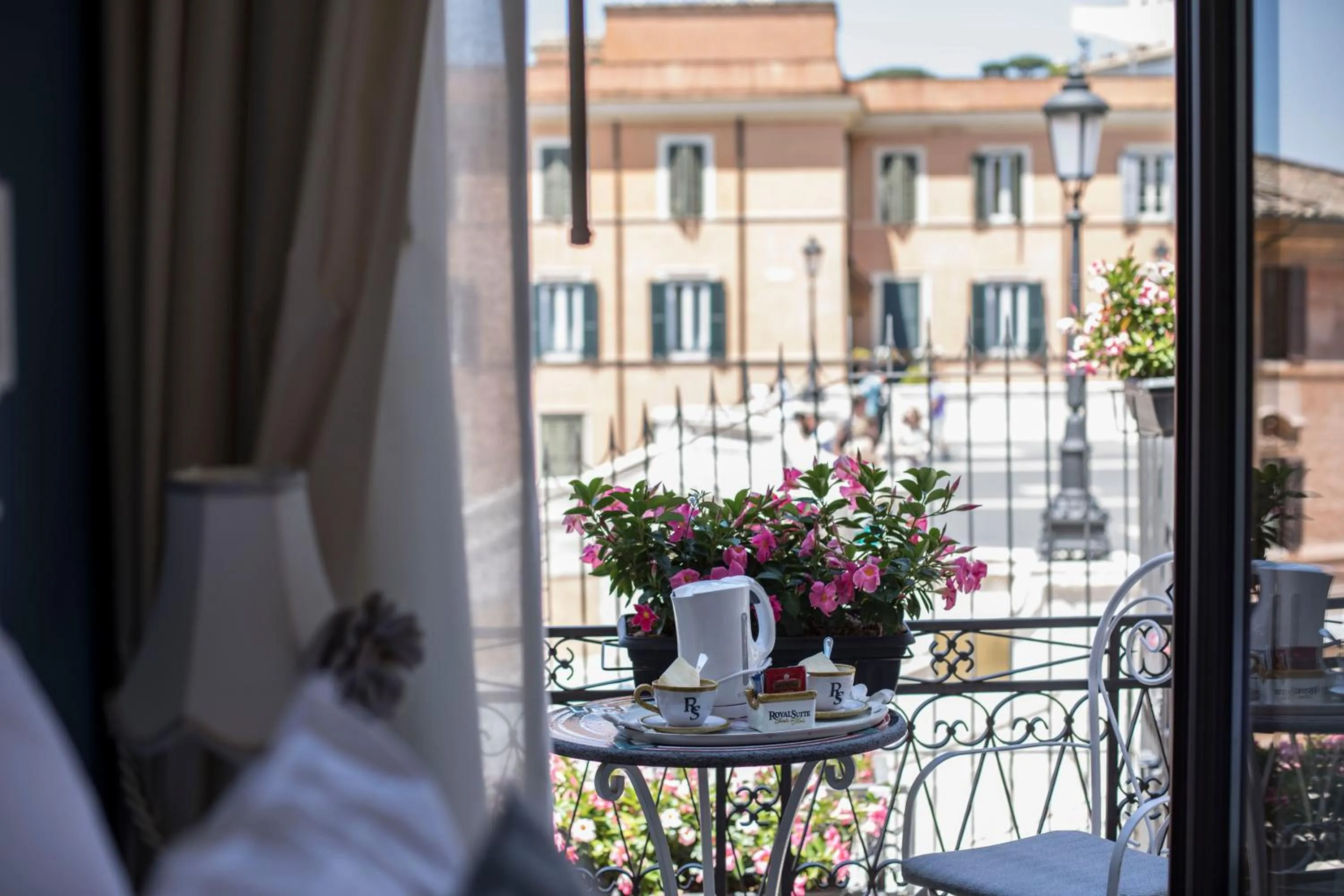 Balcony/Terrace in Royal Suite Trinità Dei Monti