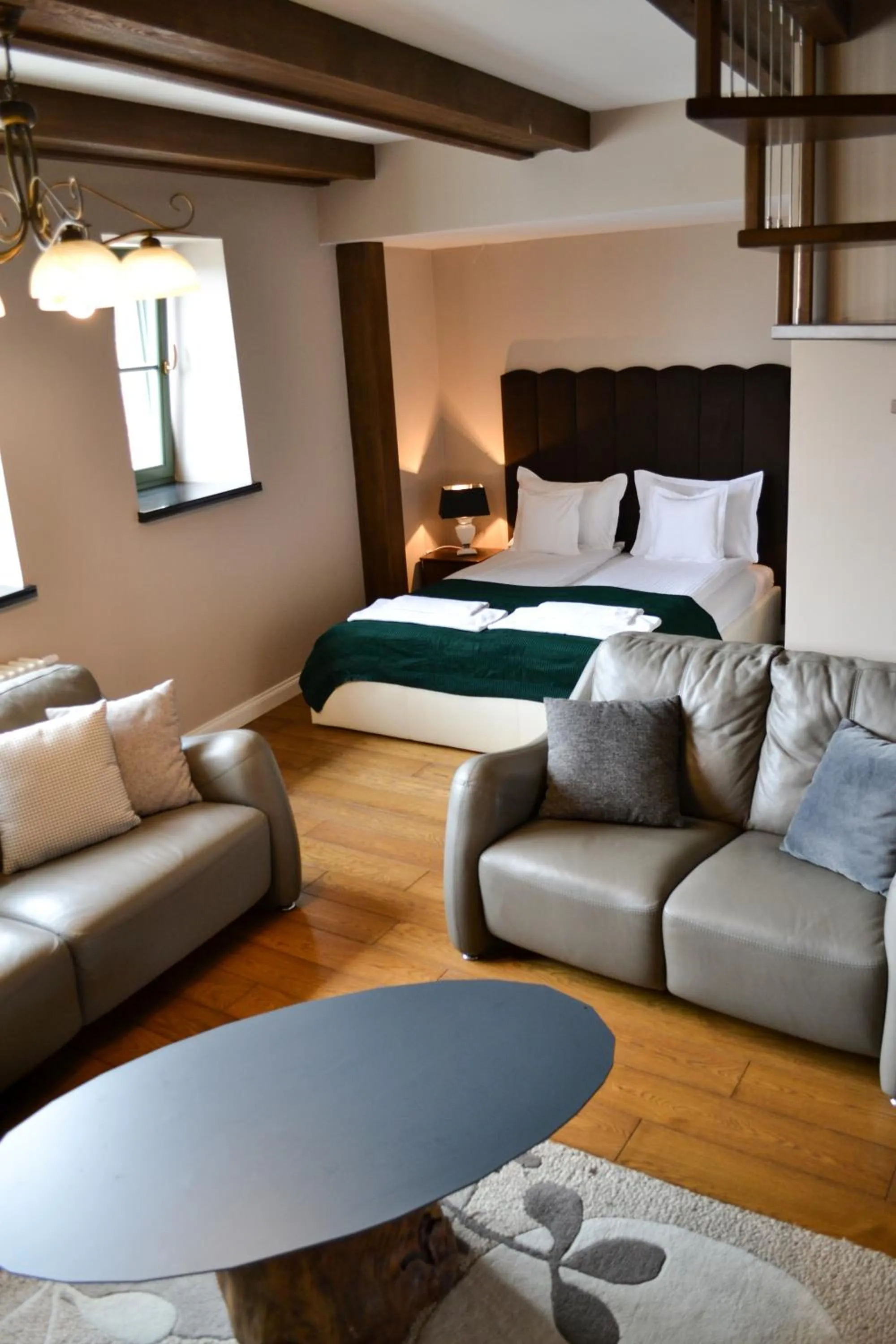 Living room, Bed in Komturia Old Town by Fahrenheit