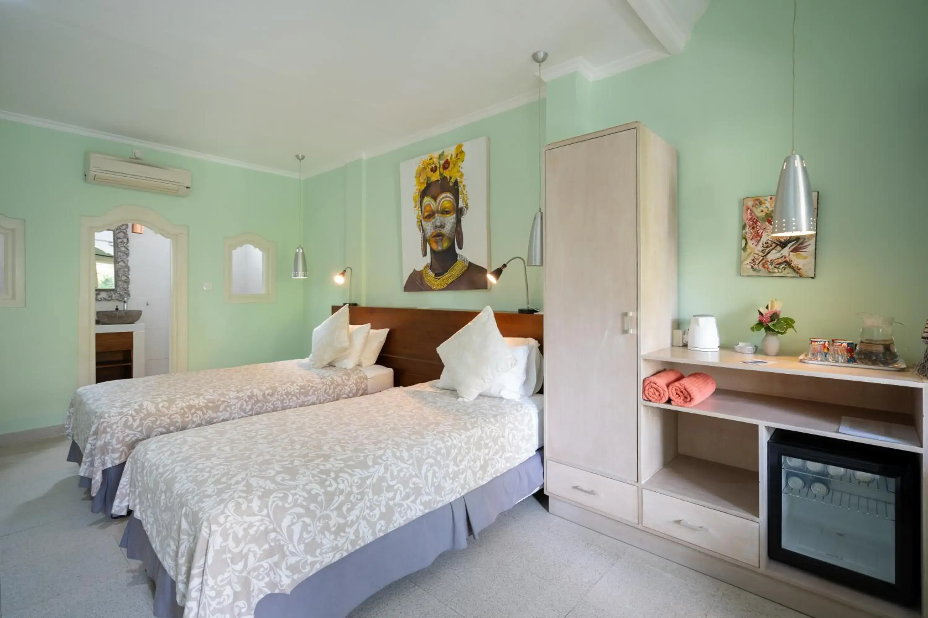 Superior Double or Twin Room with Pool View in Angel House Ubud Eco Villa Superior Double or Twin Room with Pool View in Angel House Ubud Eco Villa