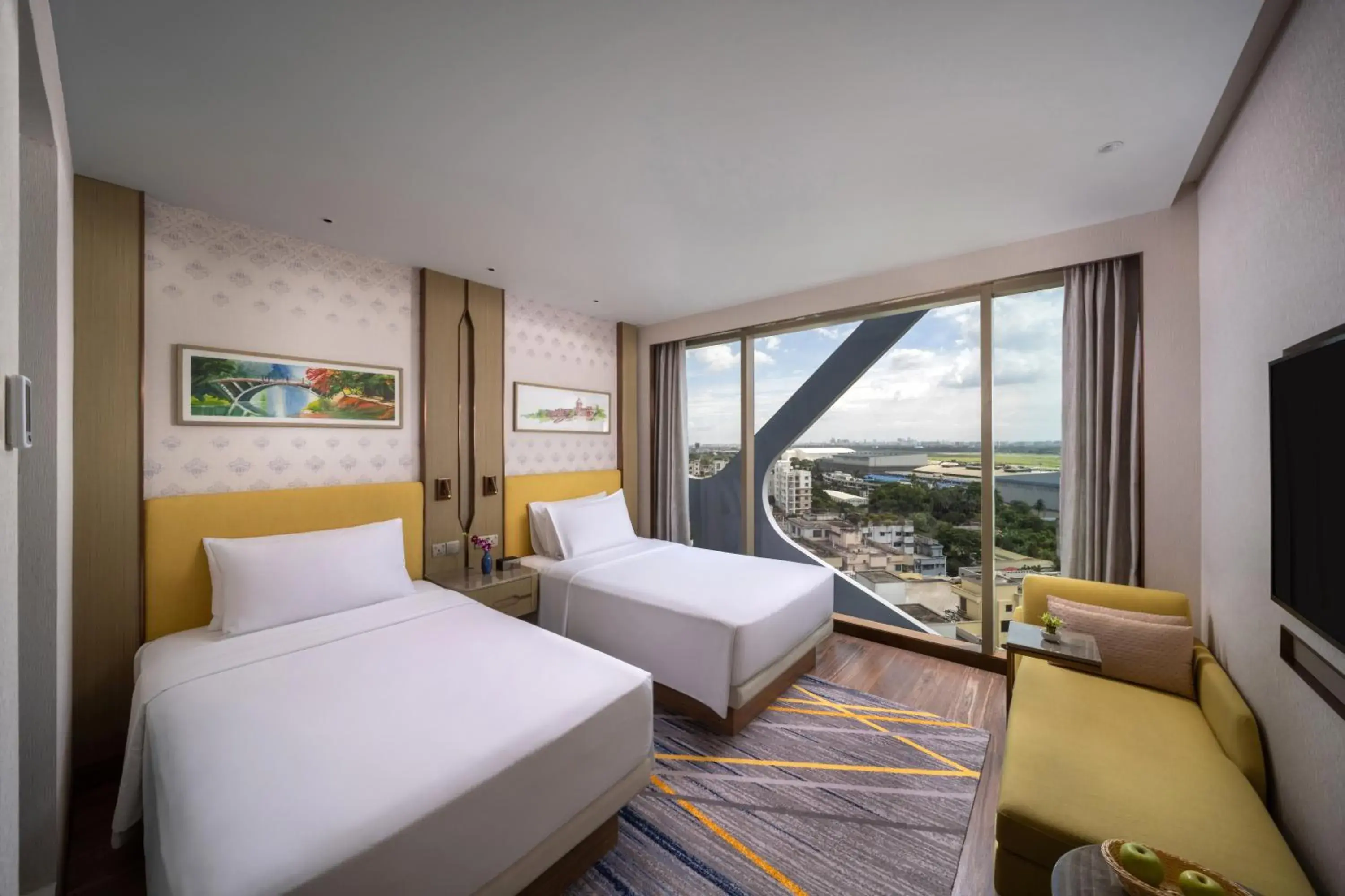 2 Twin Beds with Runway View in Hyatt Place Dhaka Uttara 2 Twin Beds with Runway View in Hyatt Place Dhaka Uttara