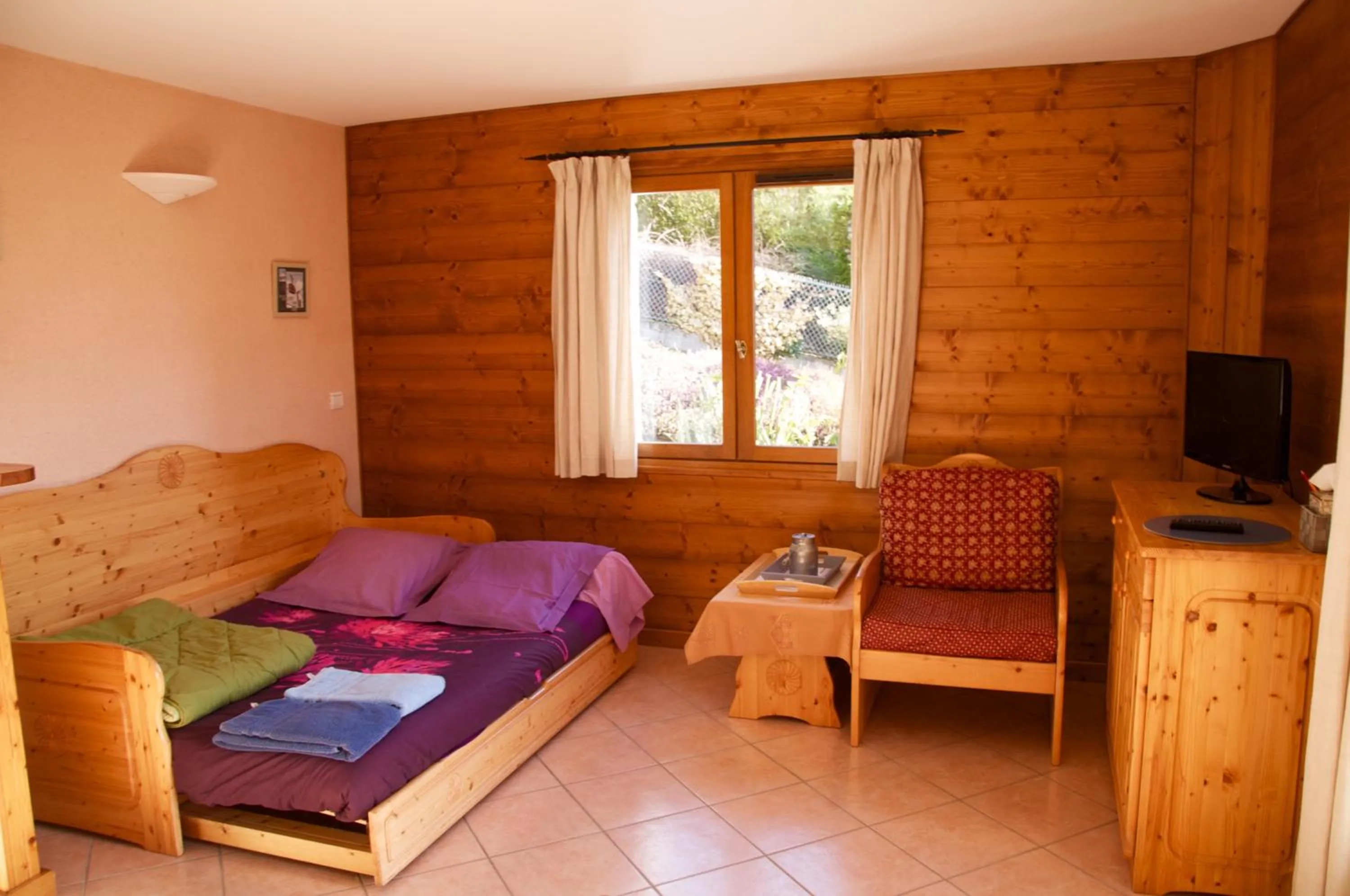 Bed in Gîte de La Belle Étoile