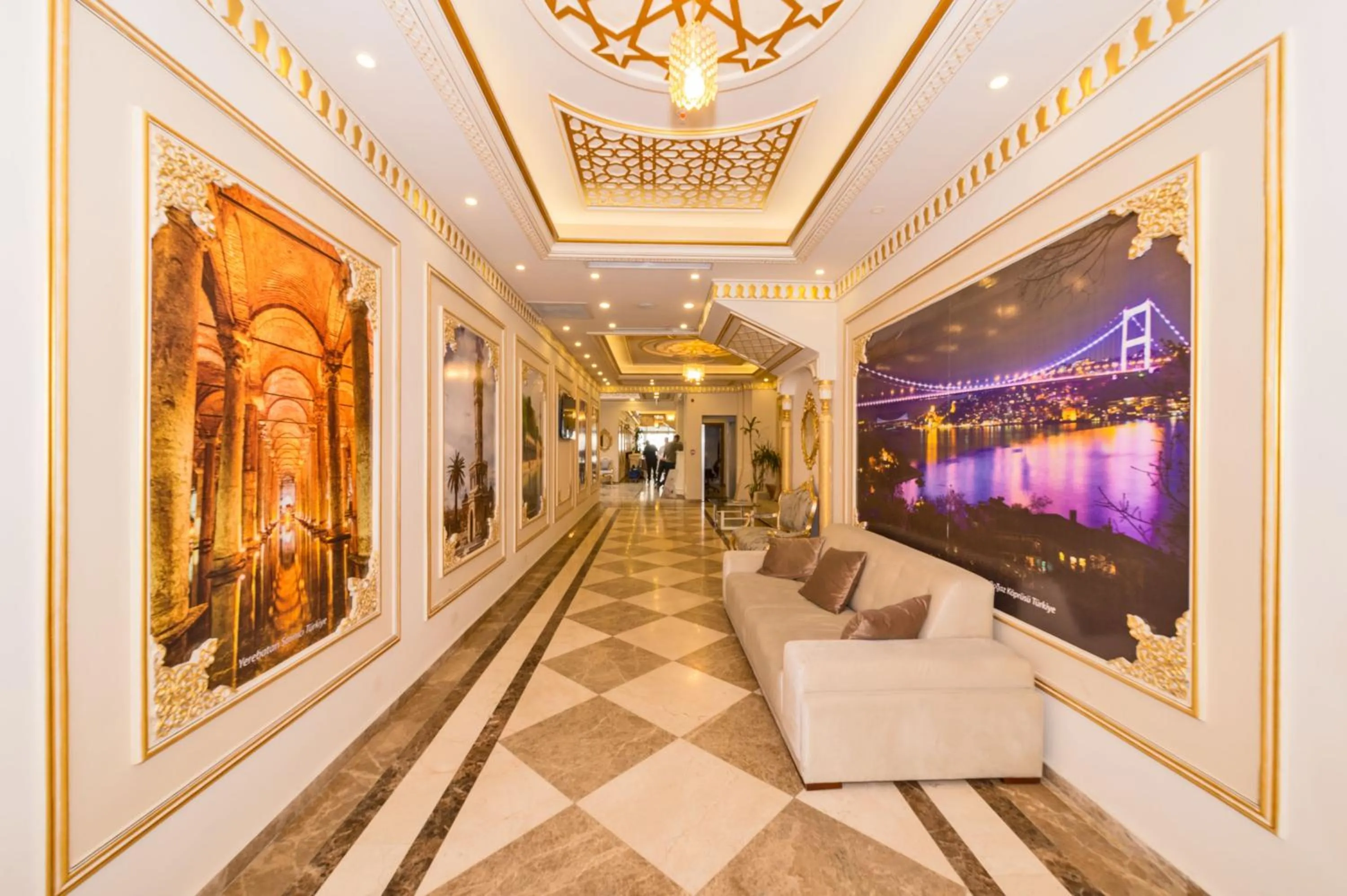 Communal lounge/ TV room in Harmony Hotel Merter & SPA