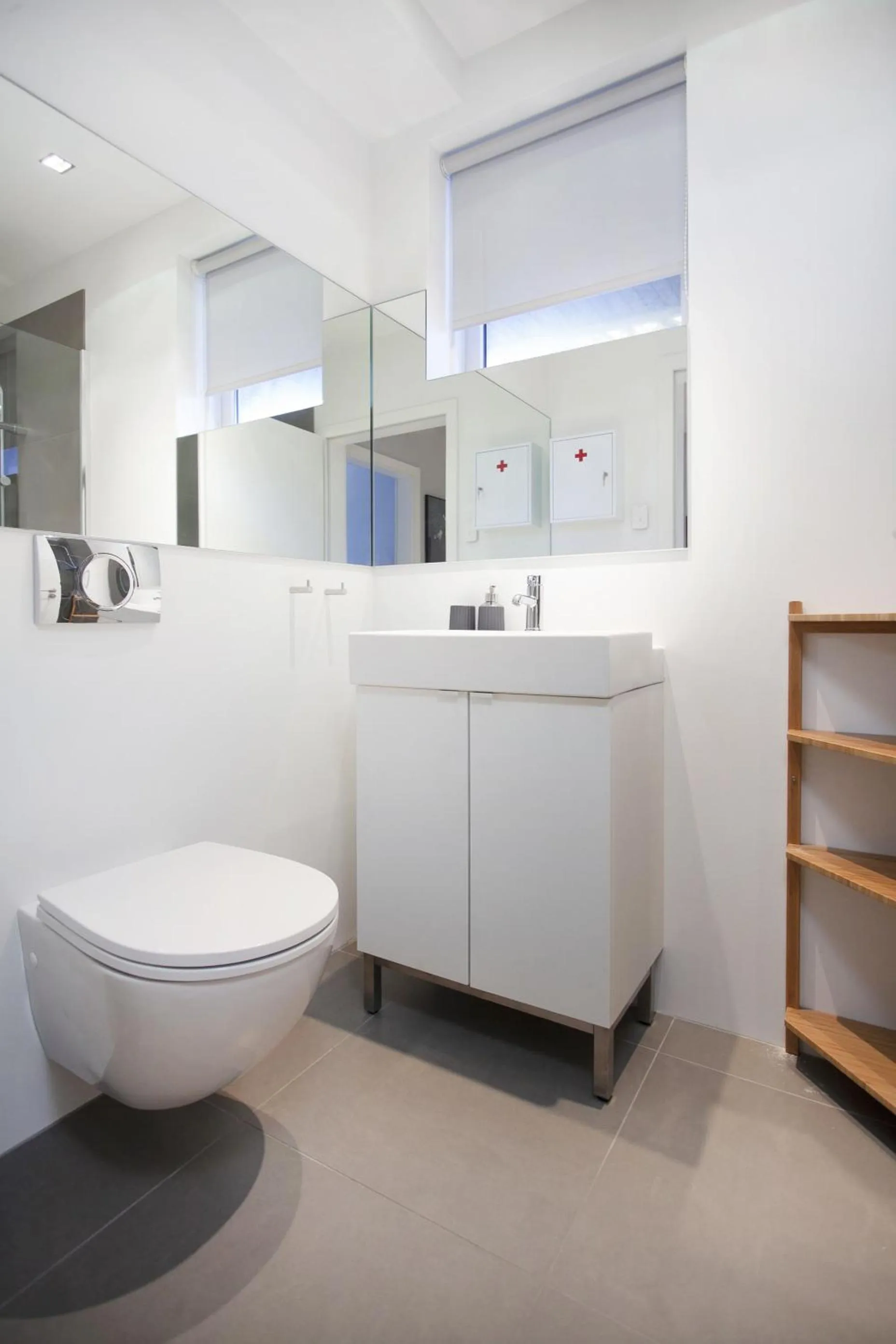 Bathroom in Blue Luxury Apartments