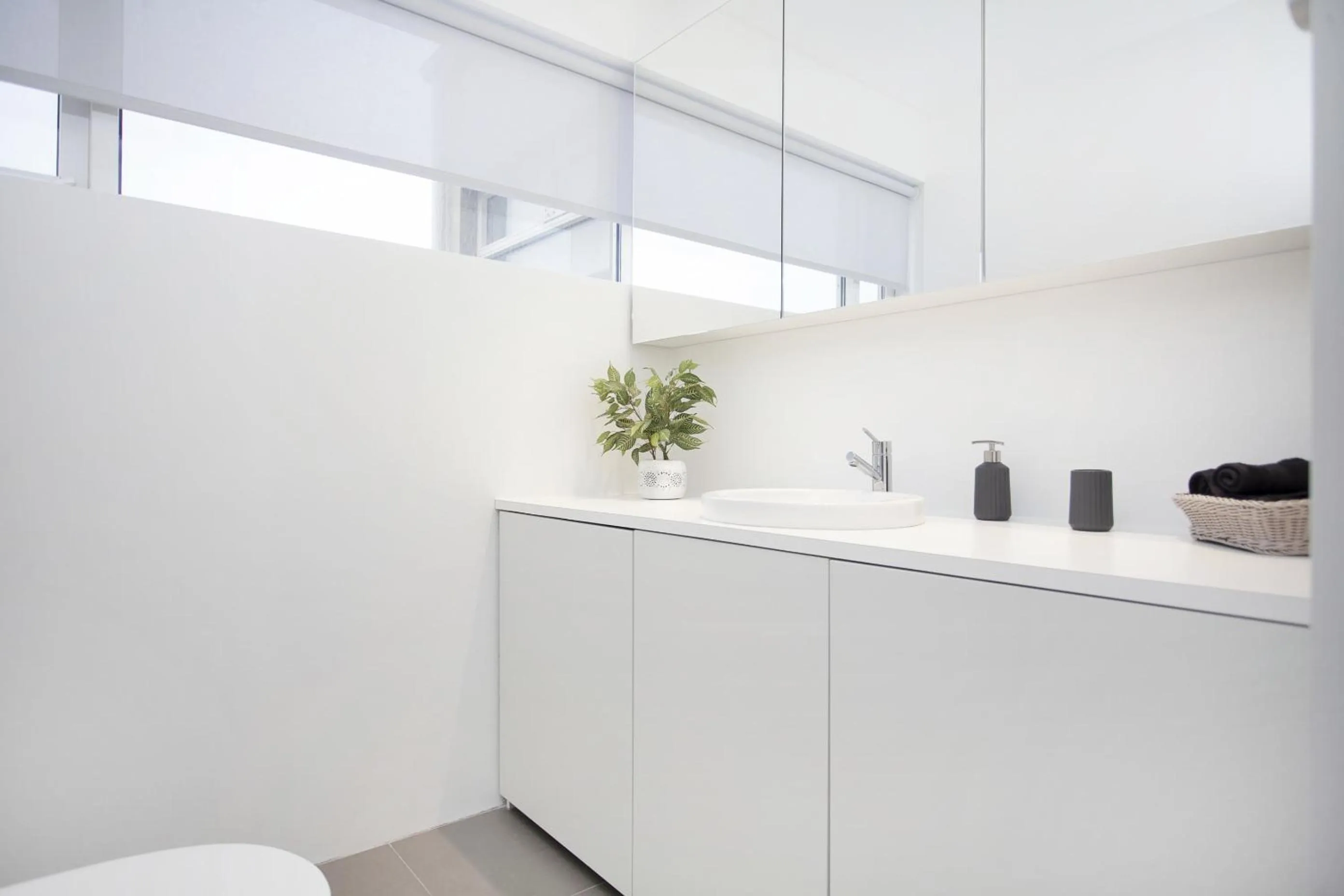 Shower in Blue Luxury Apartments