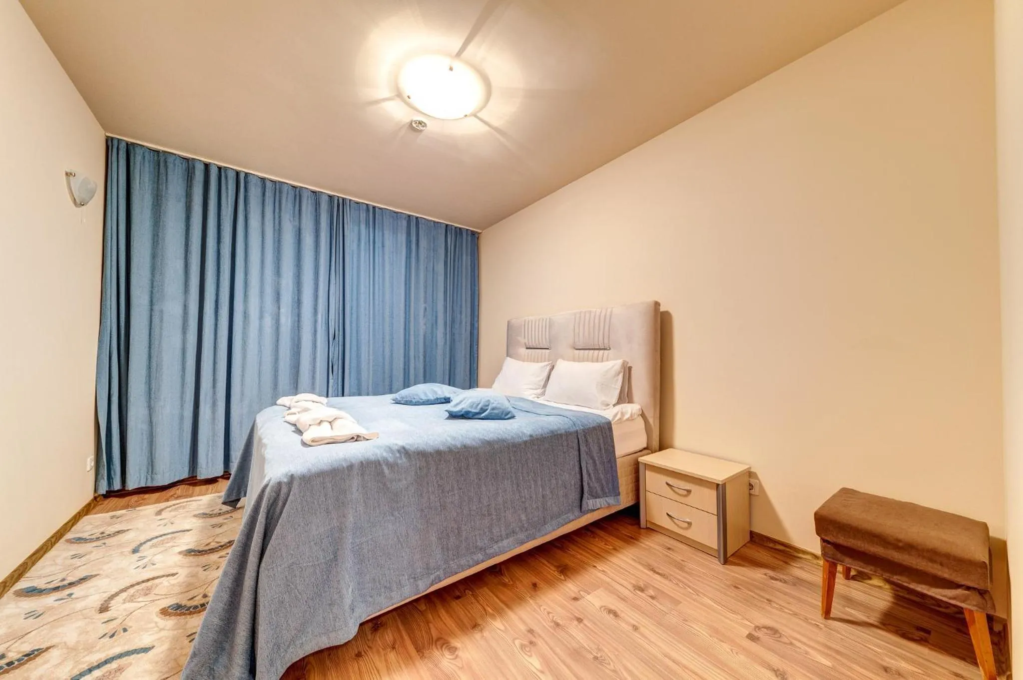 Bed in Grand Resort Pamporovo Apartments