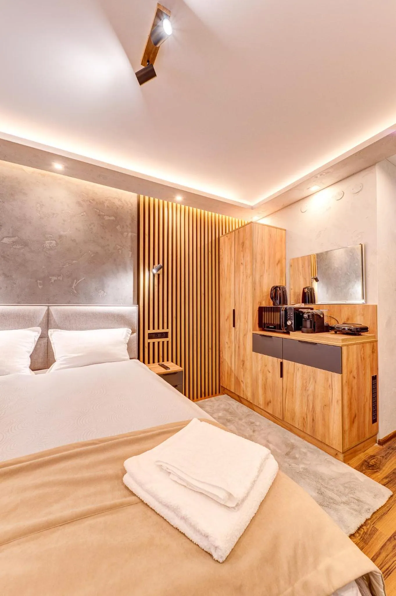 Bed in Grand Resort Pamporovo Apartments