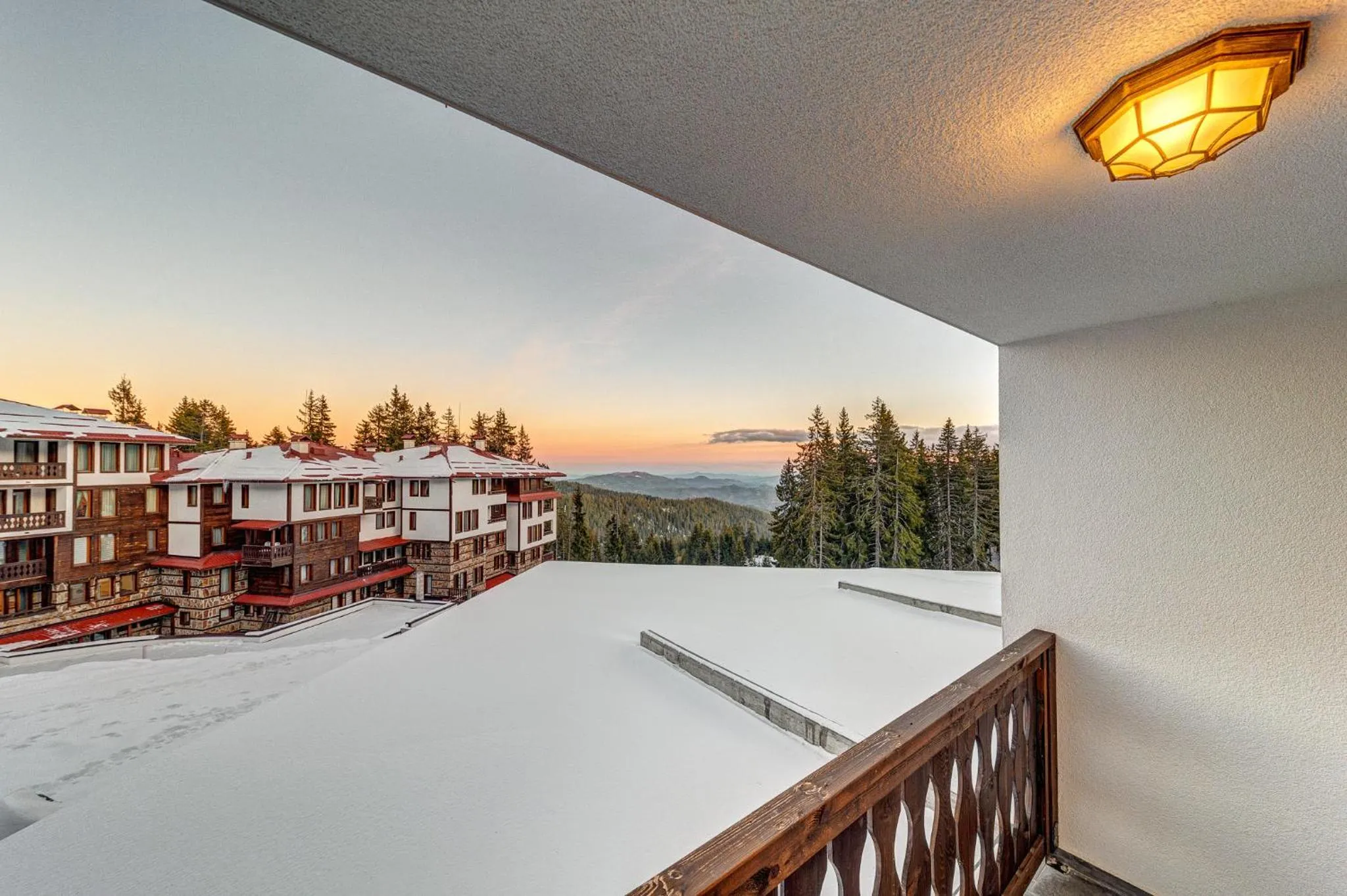 Balcony/Terrace in Grand Resort Pamporovo Apartments