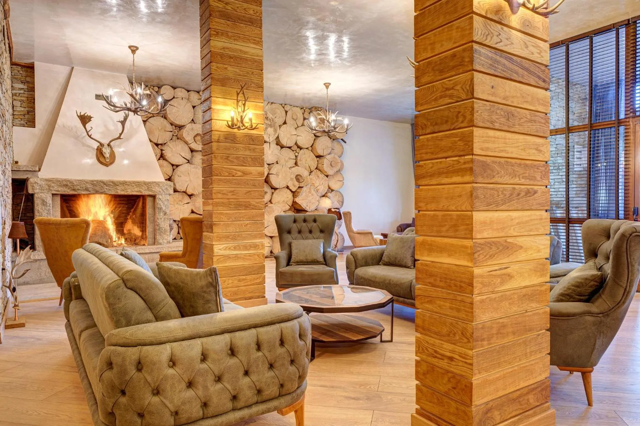 Lobby or reception in Grand Resort Pamporovo Apartments
