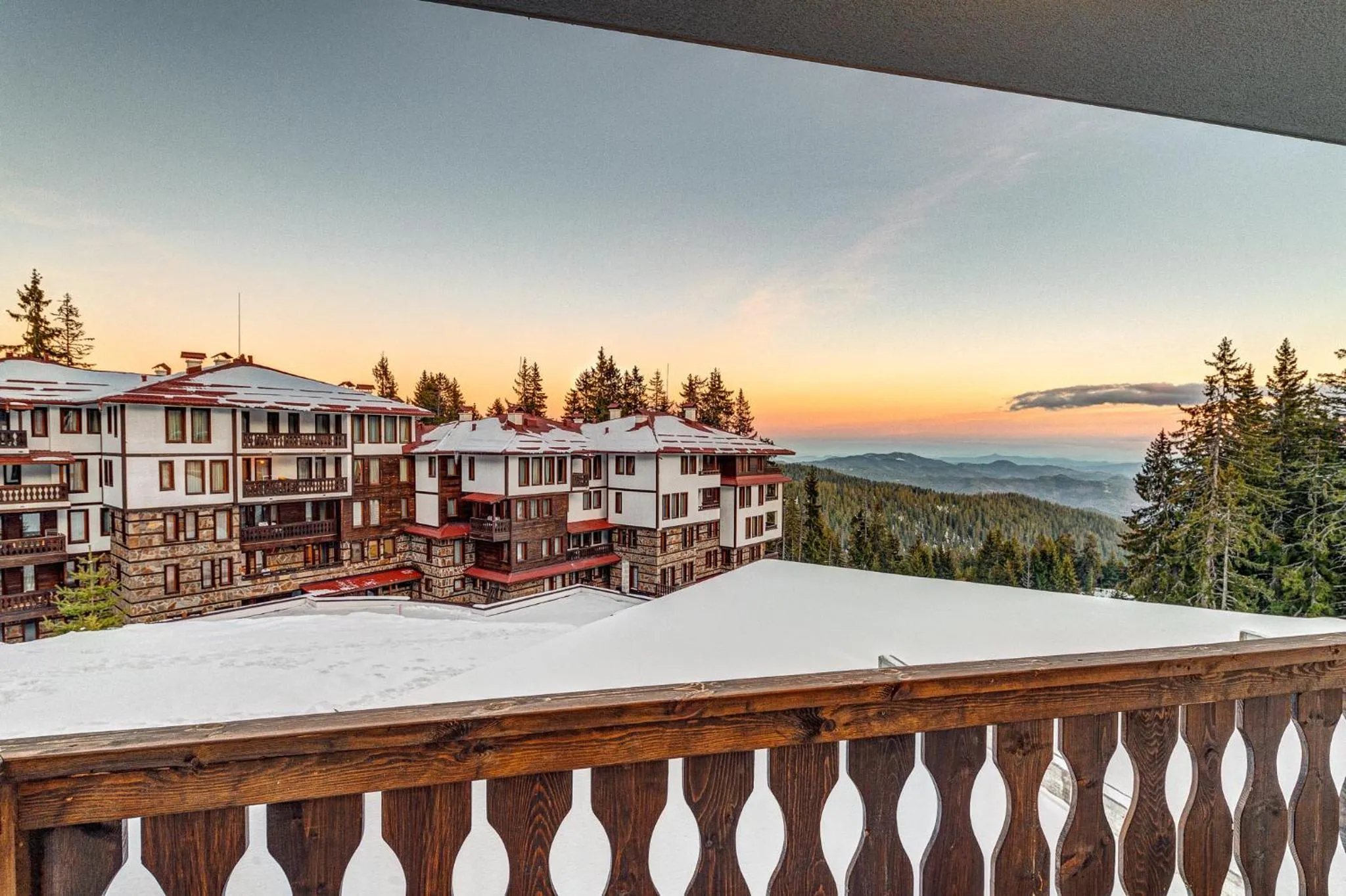 Balcony/Terrace in Grand Resort Pamporovo Apartments