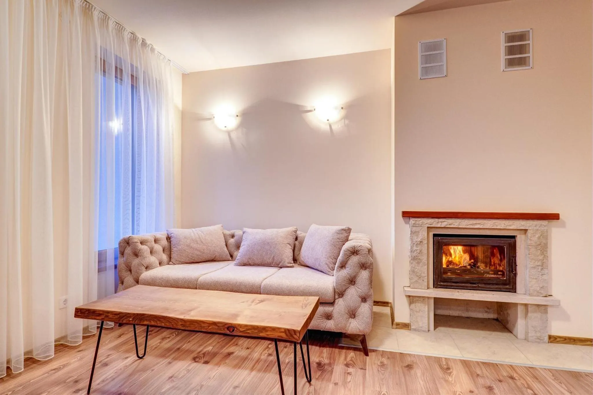 Seating area in Grand Resort Pamporovo Apartments