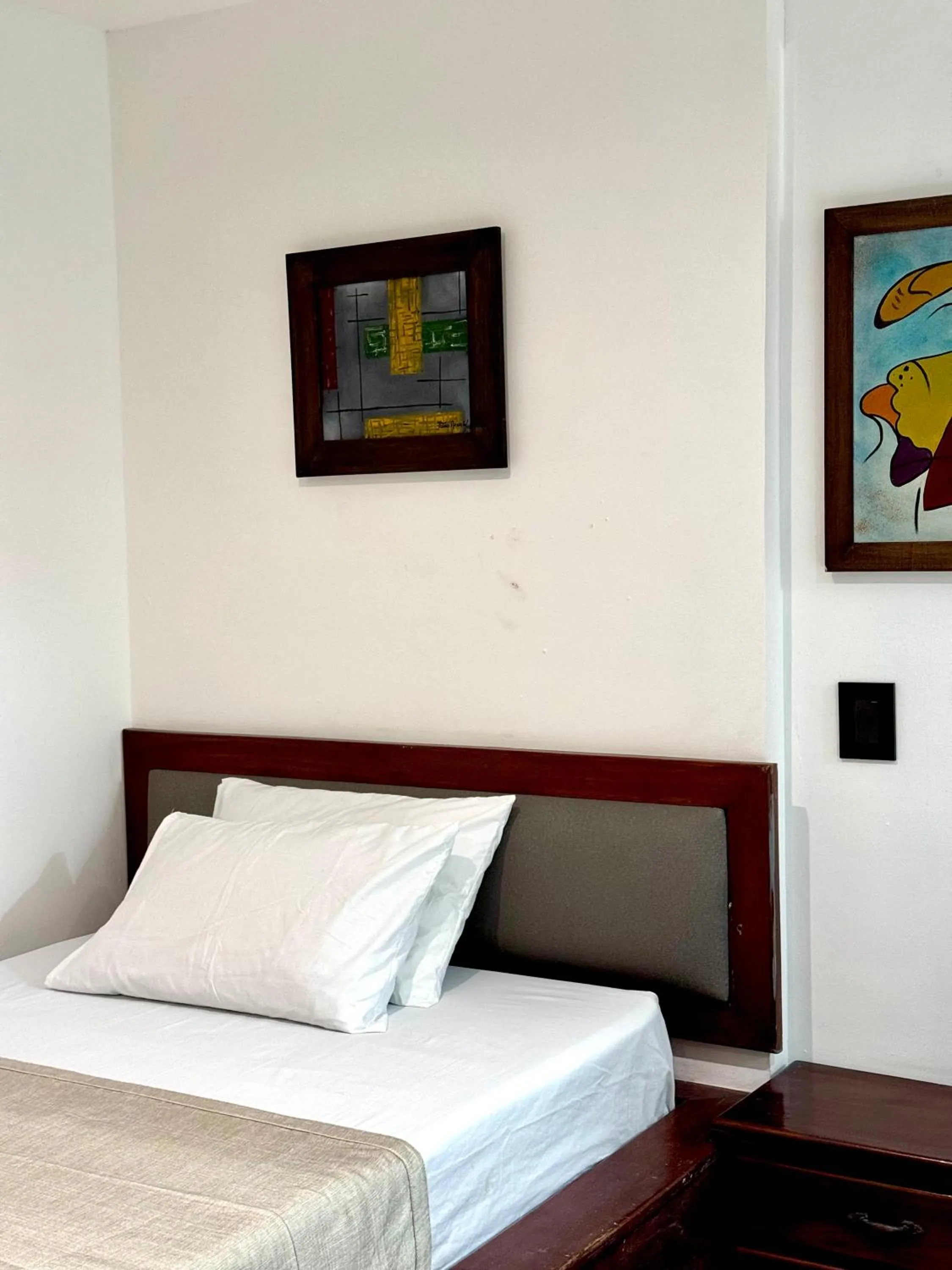 Bed in Hotel Plaza Mayor 44